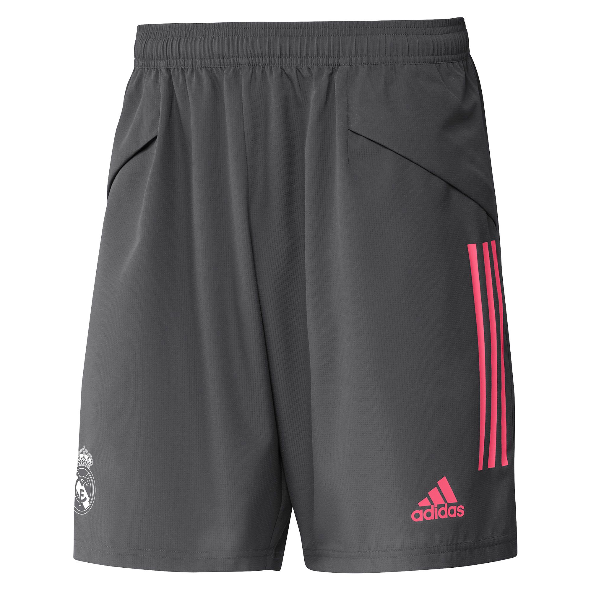 Pantalón Corto Paseo Real Madrid 2020/2021 Gris - Fútbol Factory