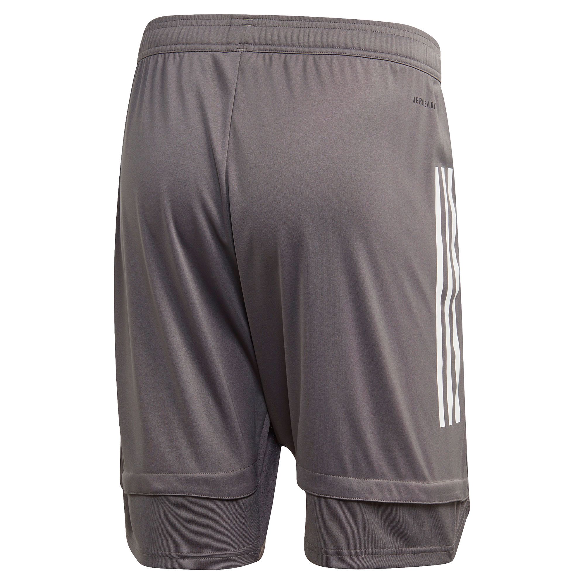Pantalón Corto de Training Real Madrid 2020/2021 Gris - Fútbol Factory