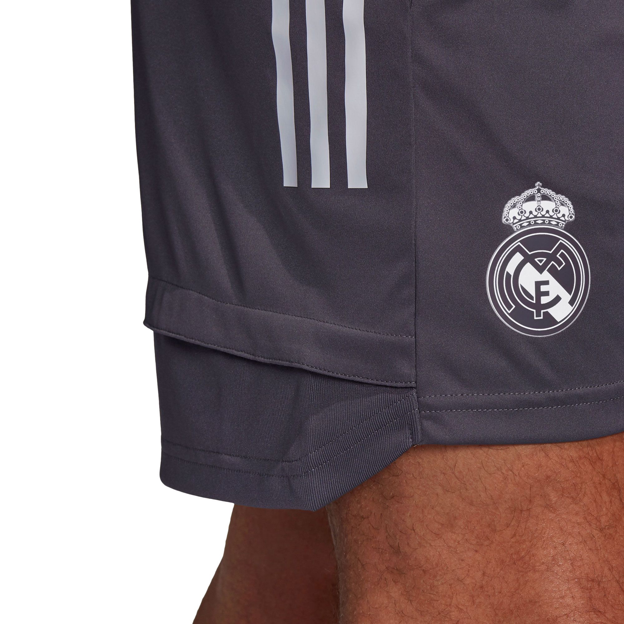 Pantalón Corto de Training Real Madrid 2020/2021 Gris - Fútbol Factory