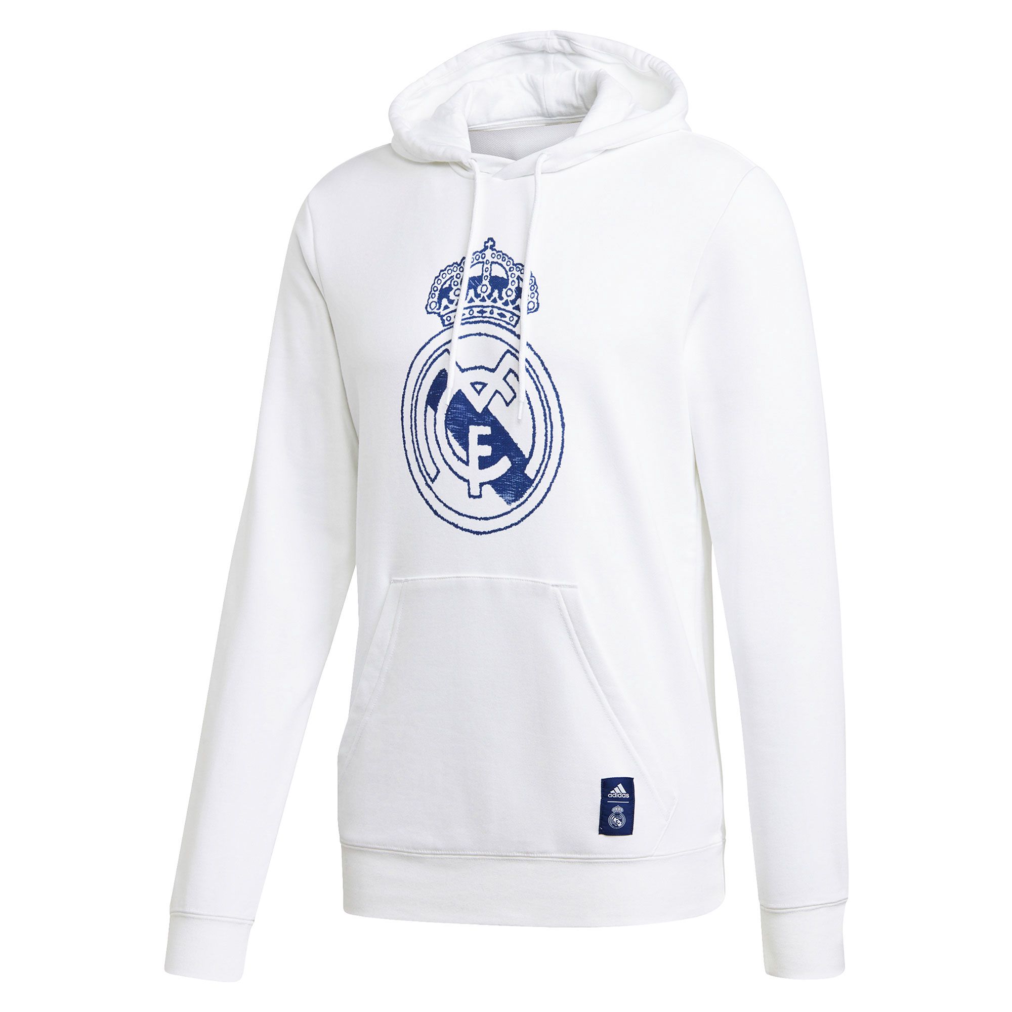 Sudadera con capucha de Paseo Real Madrid 2020/2021 DNA Blanco - Fútbol Factory
