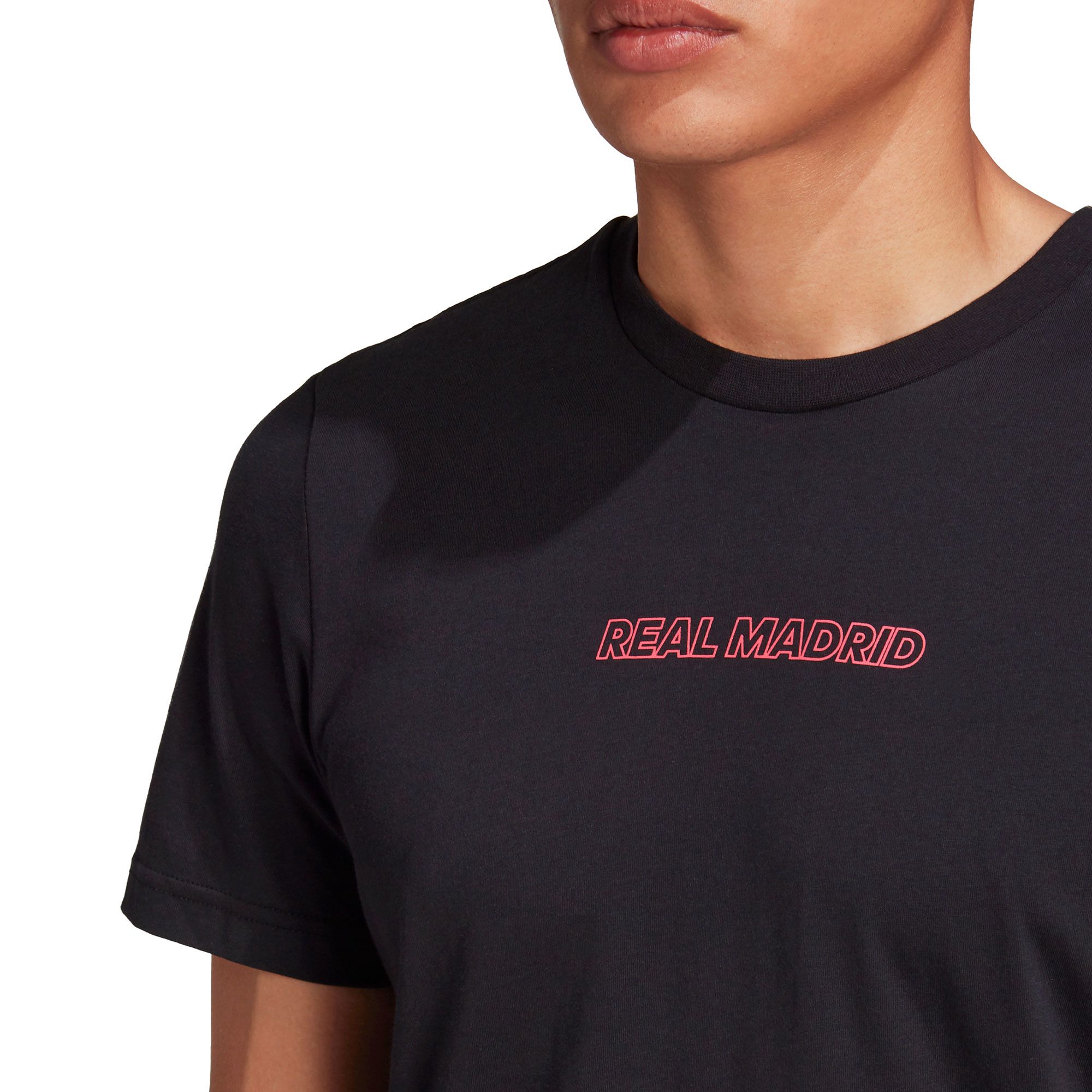 Camiseta de Paseo Real Madrid 2020/2021 Graphic Negro - Fútbol Factory