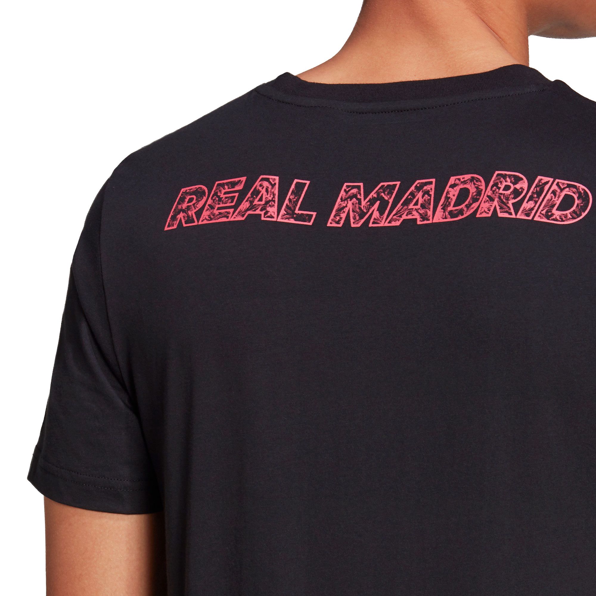 Camiseta de Paseo Real Madrid 2020/2021 Graphic Negro - Fútbol Factory
