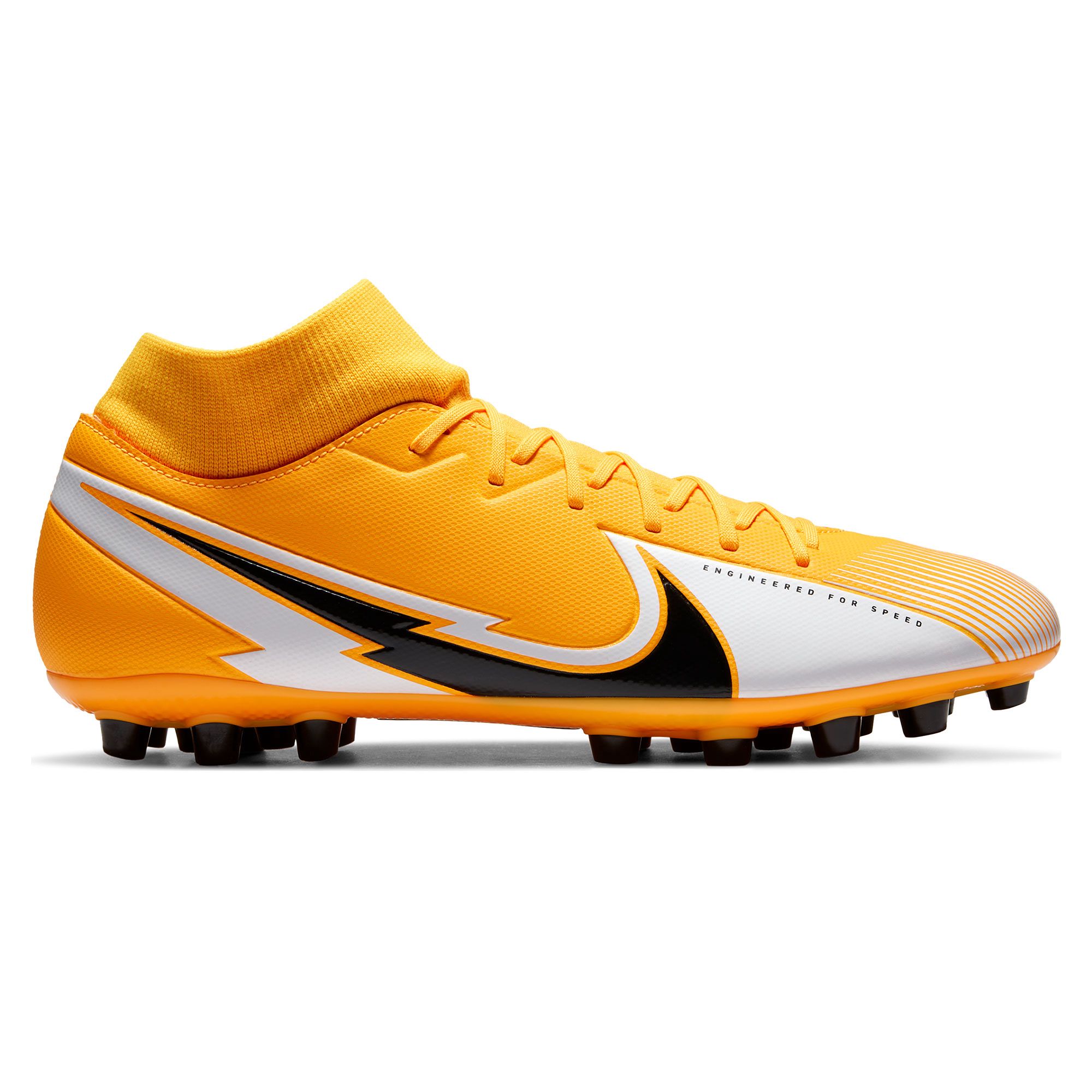 Botas de Fútbol Mercurial Superfly 7 Academy AG Naranja Blanco - Fútbol Factory