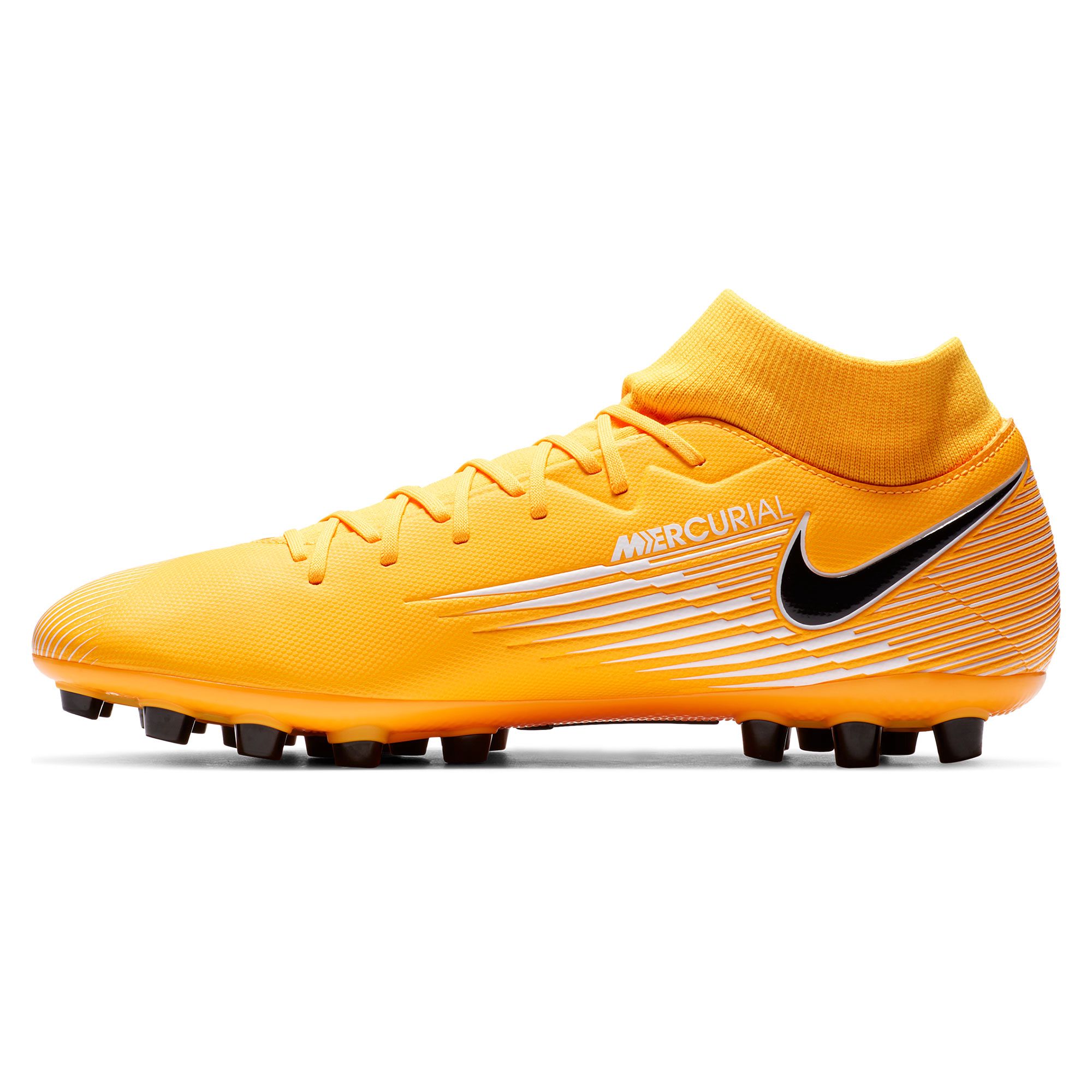 Botas de Fútbol Mercurial Superfly 7 Academy AG Naranja Blanco - Fútbol Factory