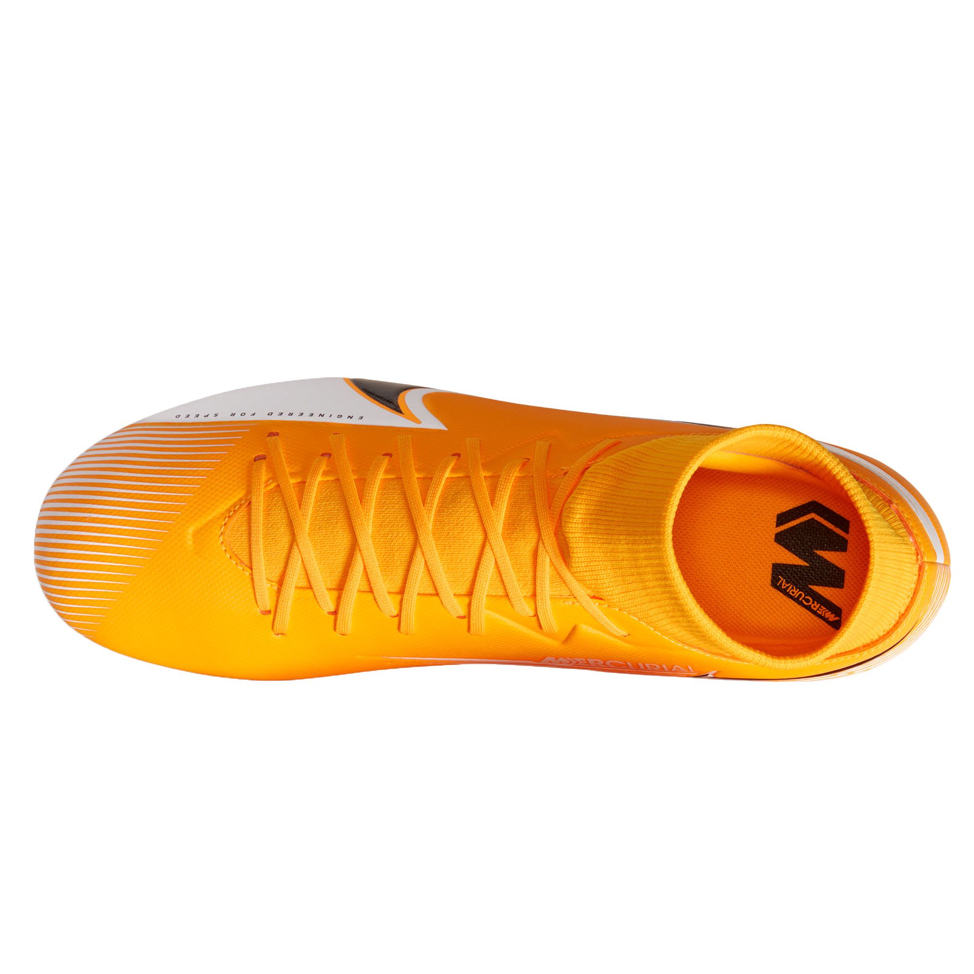 Botas de Fútbol Mercurial Superfly 7 Academy AG Naranja Blanco - Fútbol Factory