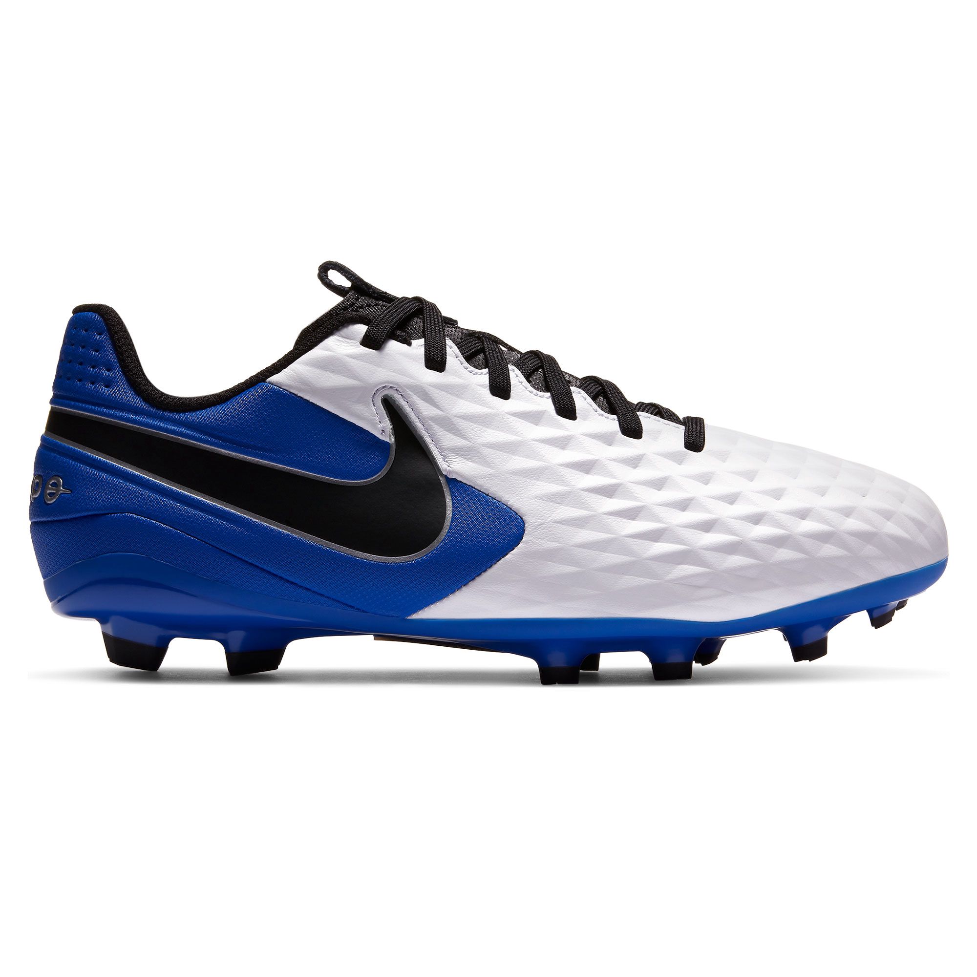 Botas Nike Tiempo Legend 8 Academy FG/MG Blanco Azul - Fútbol Factory