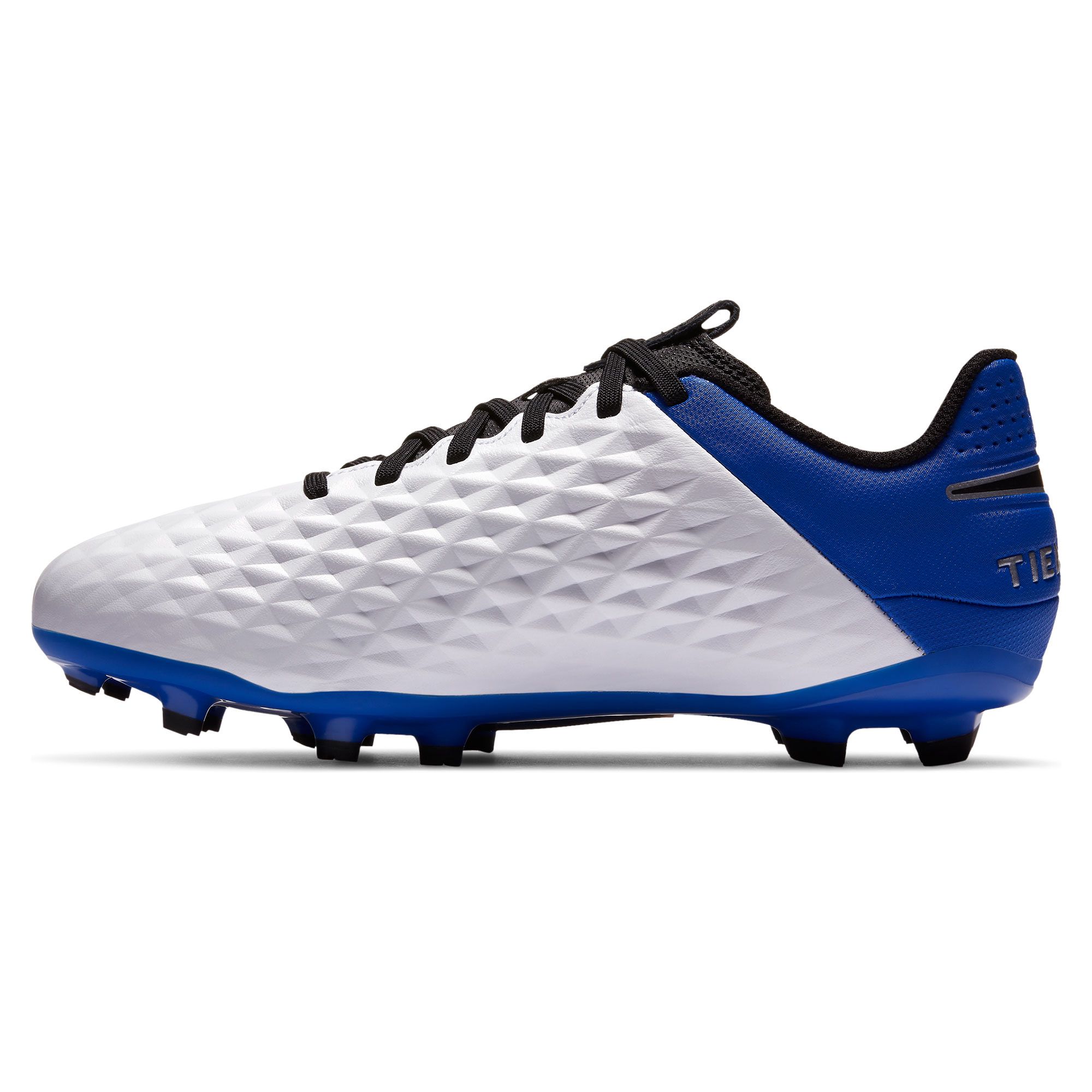 Botas Nike Tiempo Legend 8 Academy FG/MG Blanco Azul - Fútbol Factory