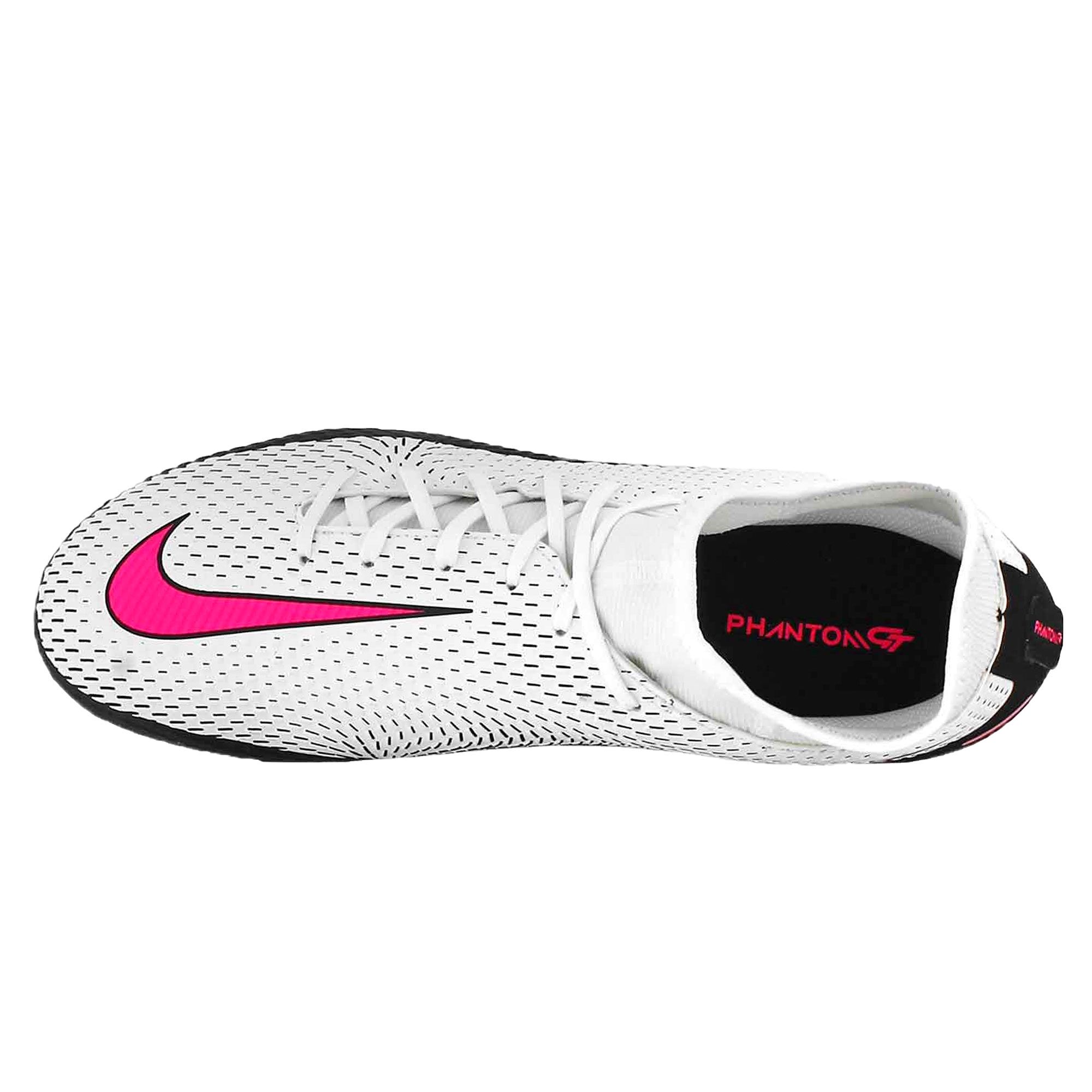 Botas de fútbol Nike Phantom GT Academy DF AG Blanco Rosa - Fútbol Factory