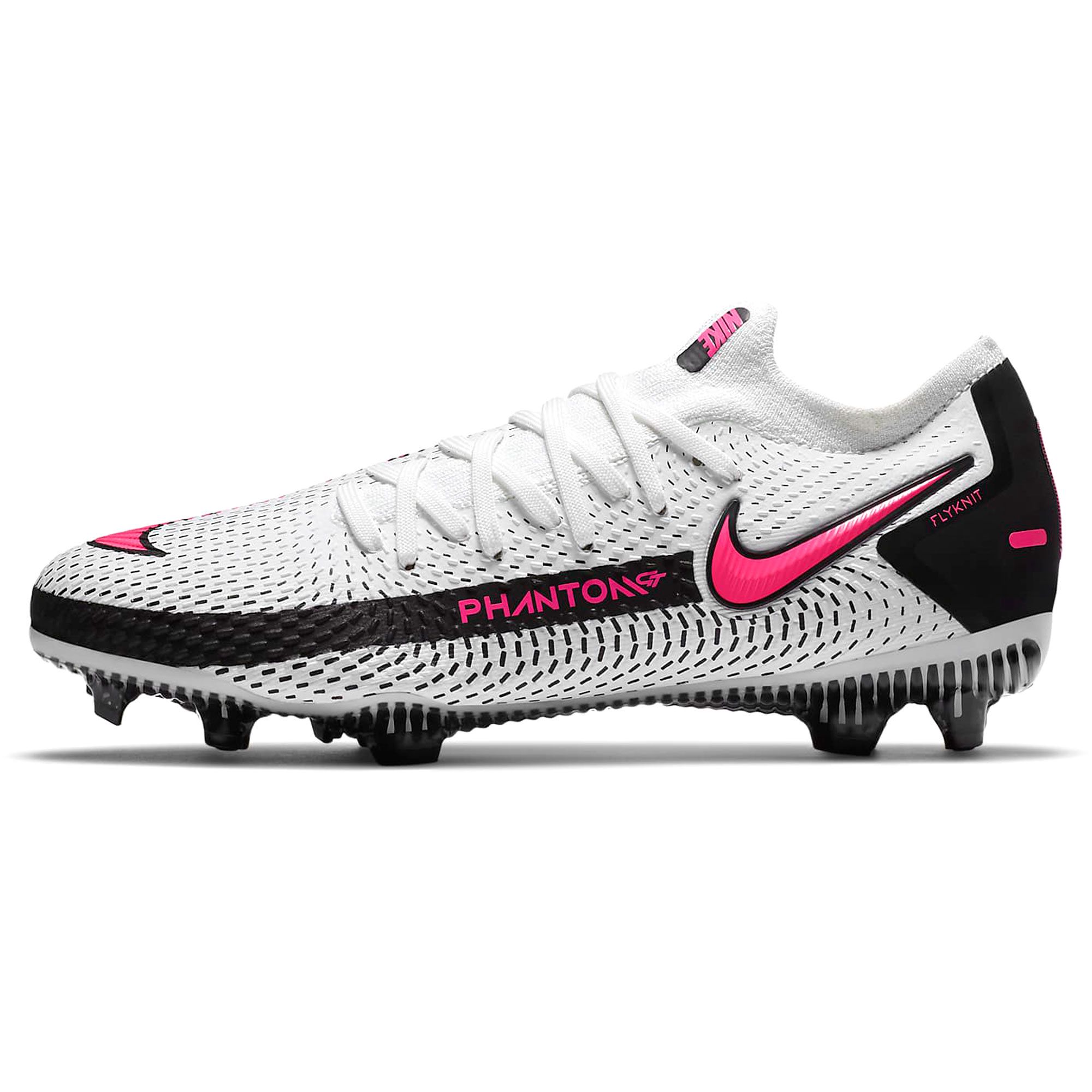 Botas de fútbol Nike Phantom GT Pro FG Junior Blanco Rosa - Fútbol Factory