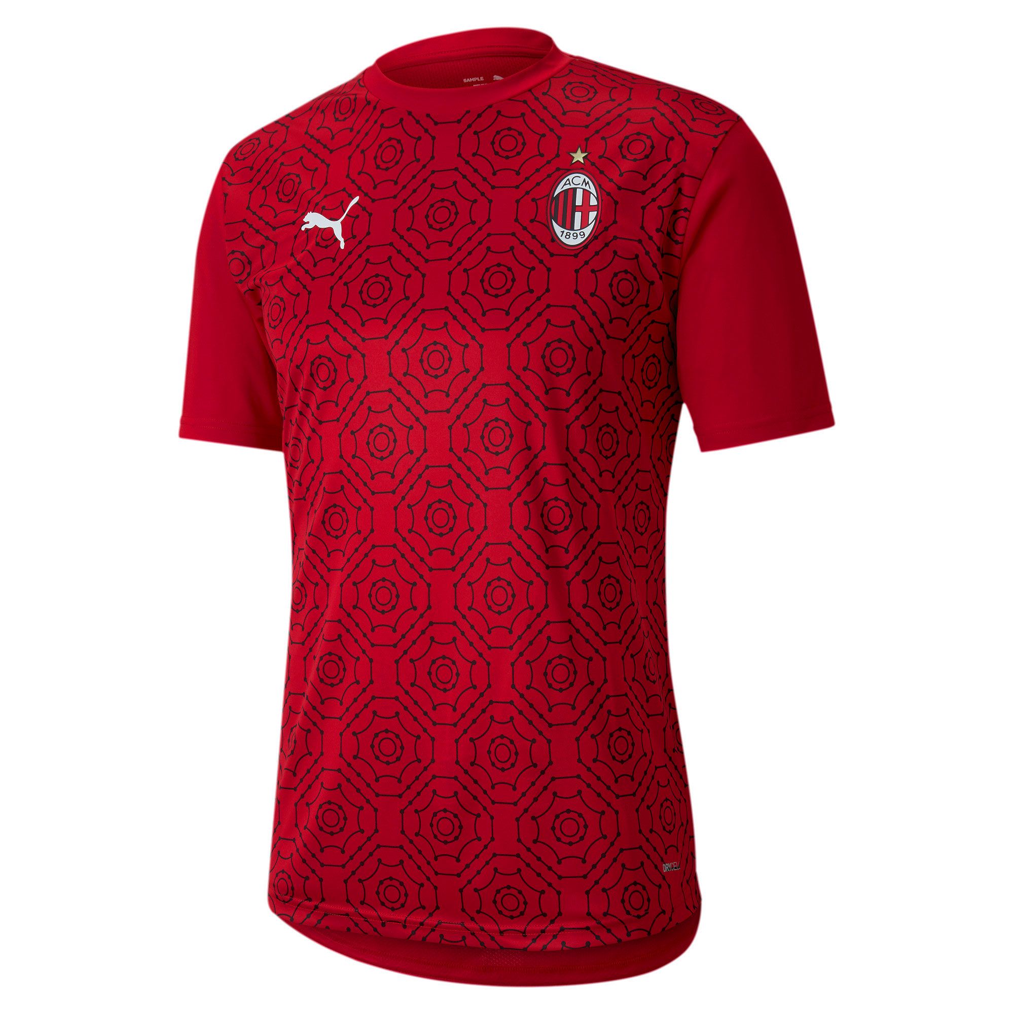 Camiseta de Calentamiento AC Milan 2020/2021 Rojo - Fútbol Factory