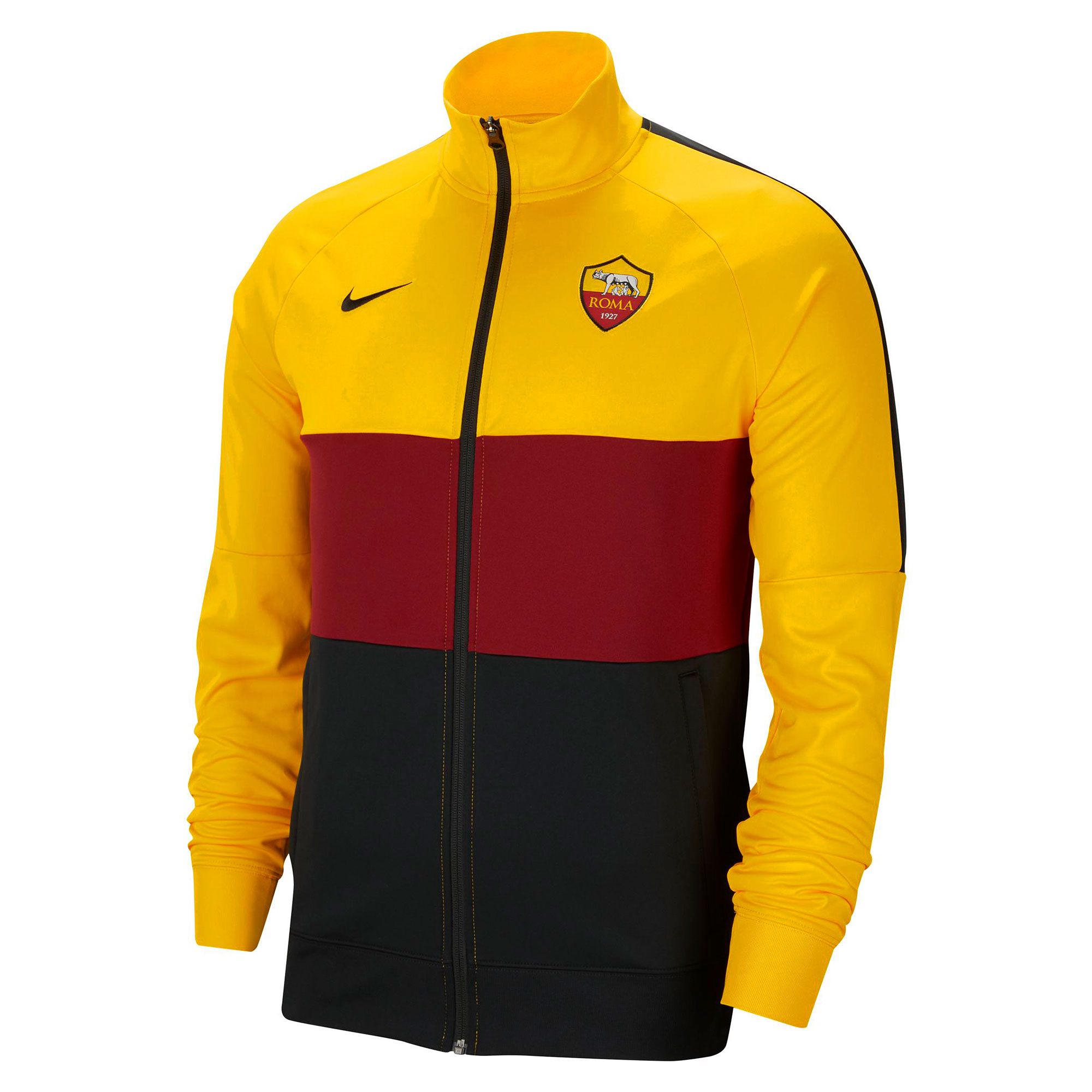 Chaqueta de Paseo AS Roma 2020/2021 Amarillo - Fútbol Factory