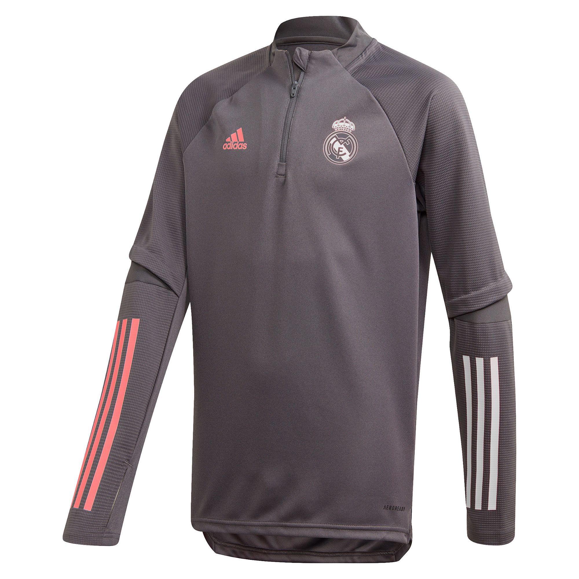 Sudadera de Training Real Madrid 2020/2021 Junior Gris - Fútbol Factory