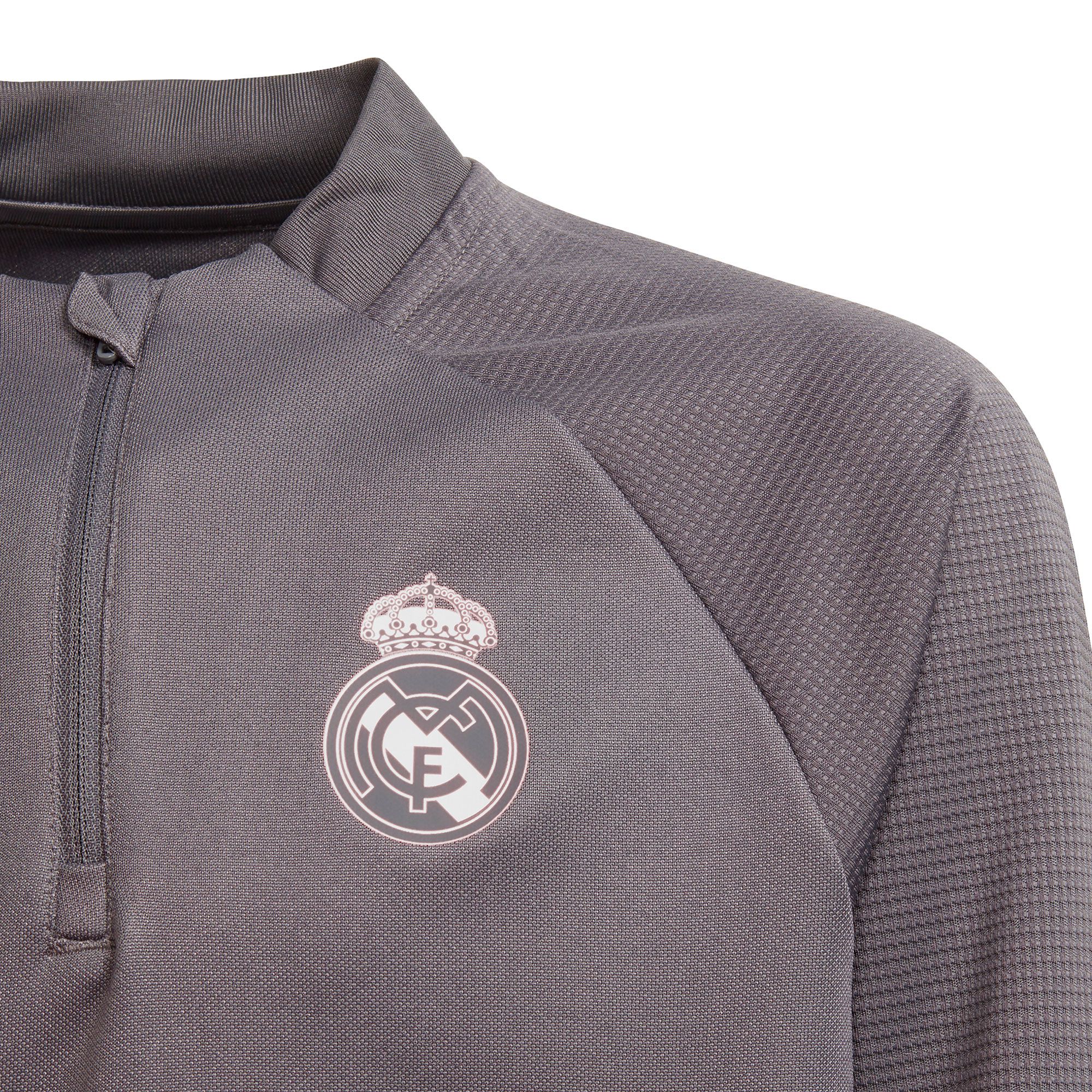 Sudadera de Training Real Madrid 2020/2021 Junior Gris - Fútbol Factory