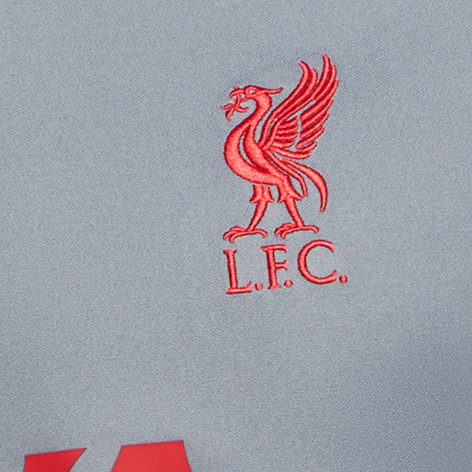 Camiseta de Training Liverpool FC 2020/2021 Strike Gris Rojo - Fútbol Factory
