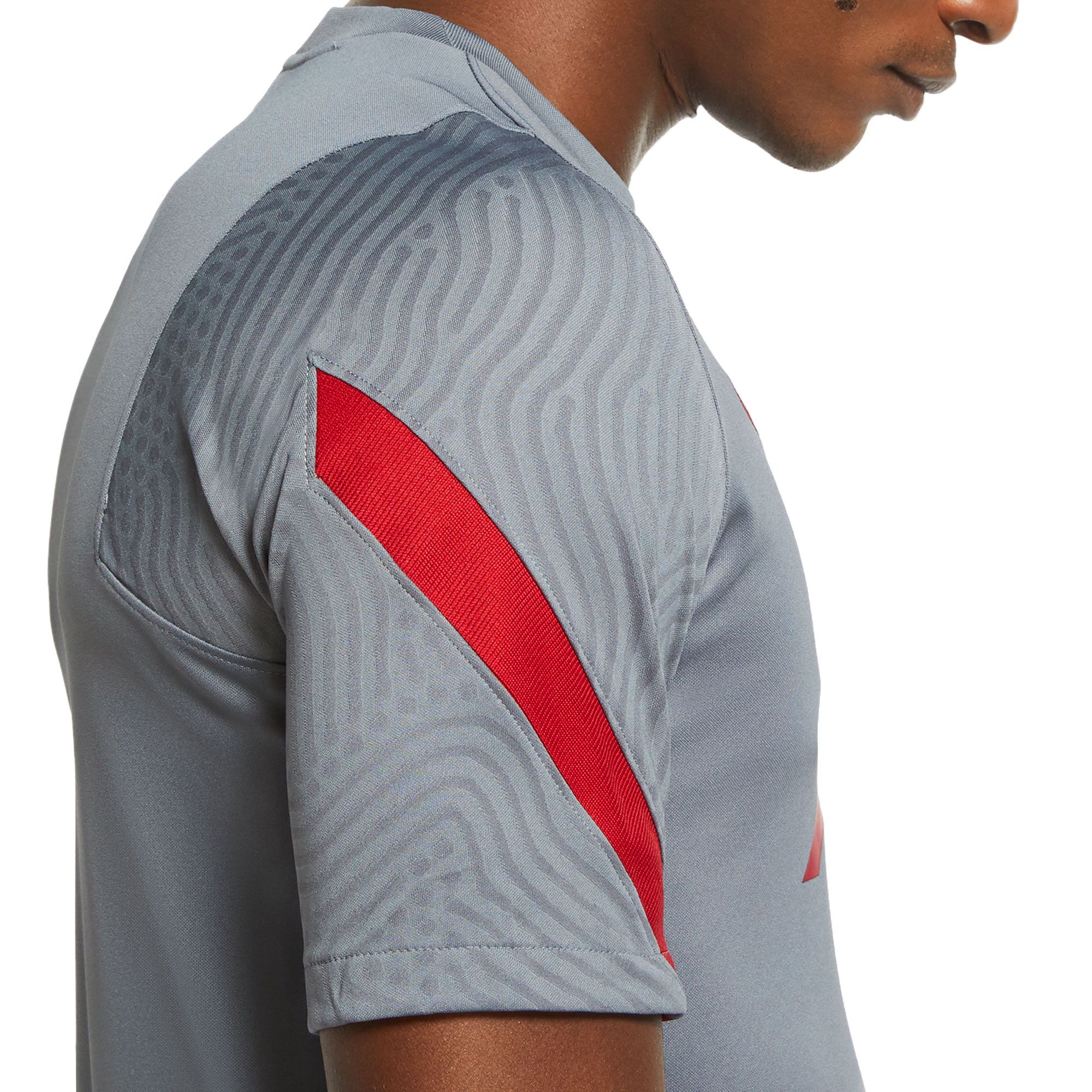 Camiseta de Training Liverpool FC 2020/2021 Strike Gris Rojo - Fútbol Factory