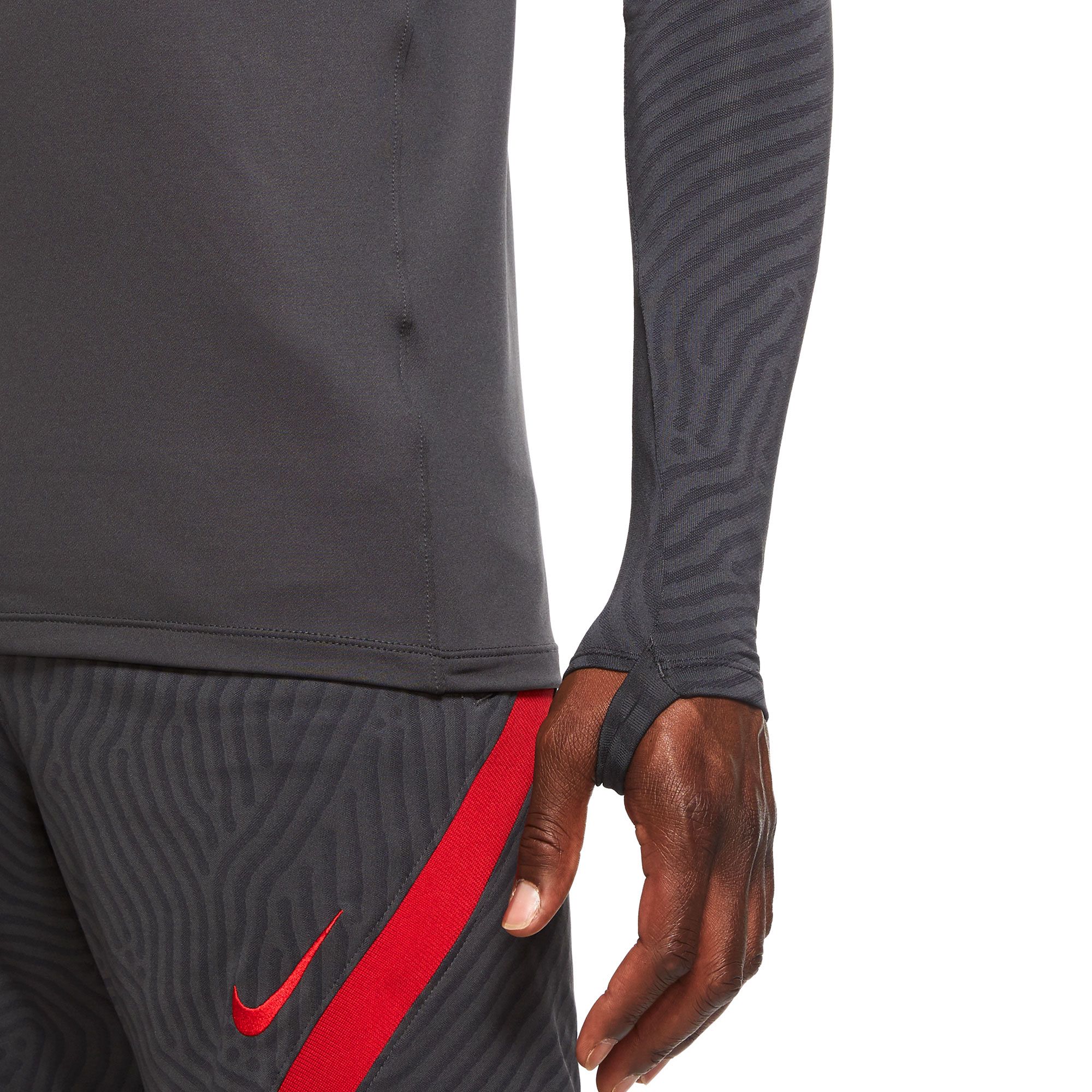 Sudadera de Training Liverpool FC 2020/2021 Strike Gris Rojo - Fútbol Factory