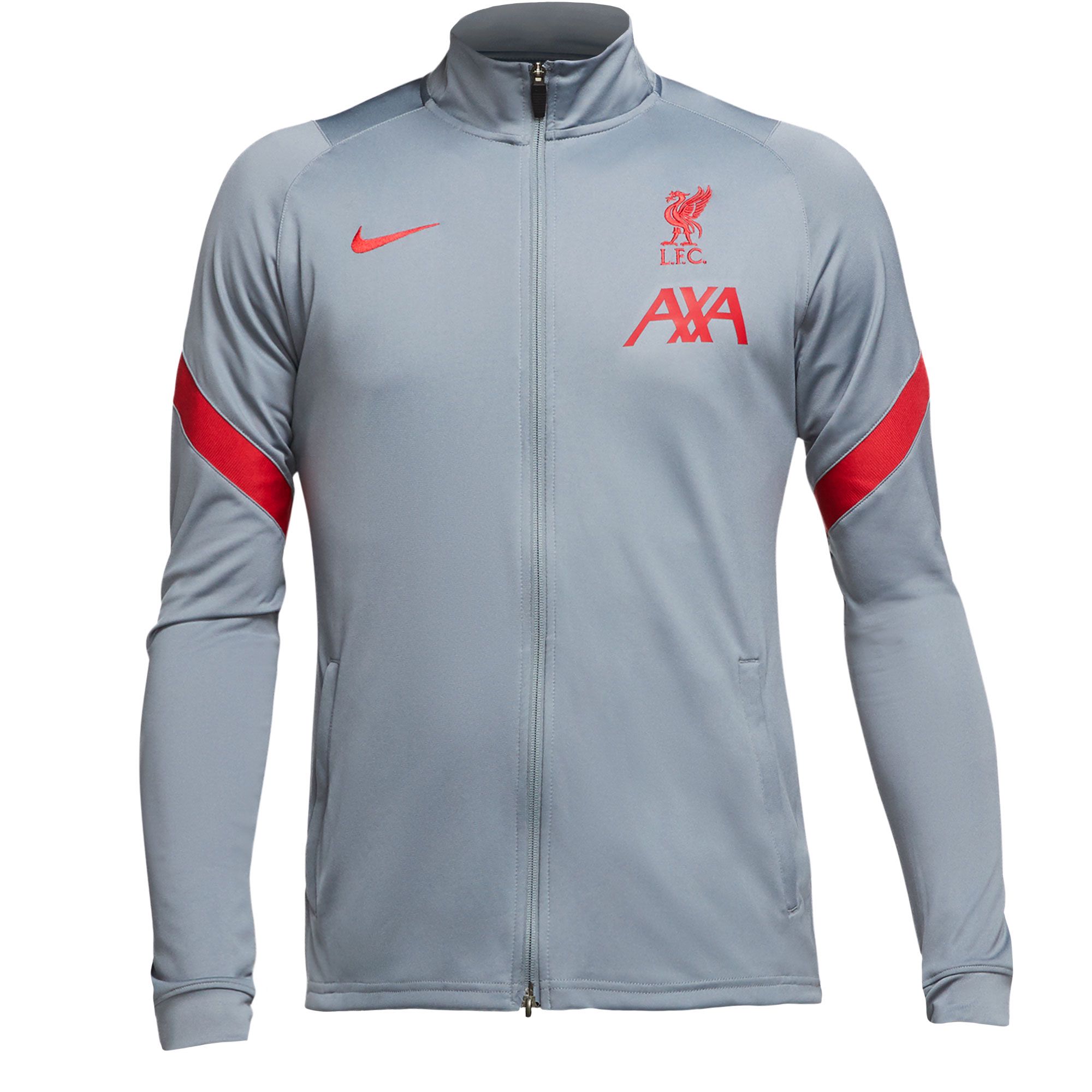 Chaqueta de Paseo Liverpool FC 2020/2021 Gris - Fútbol Factory