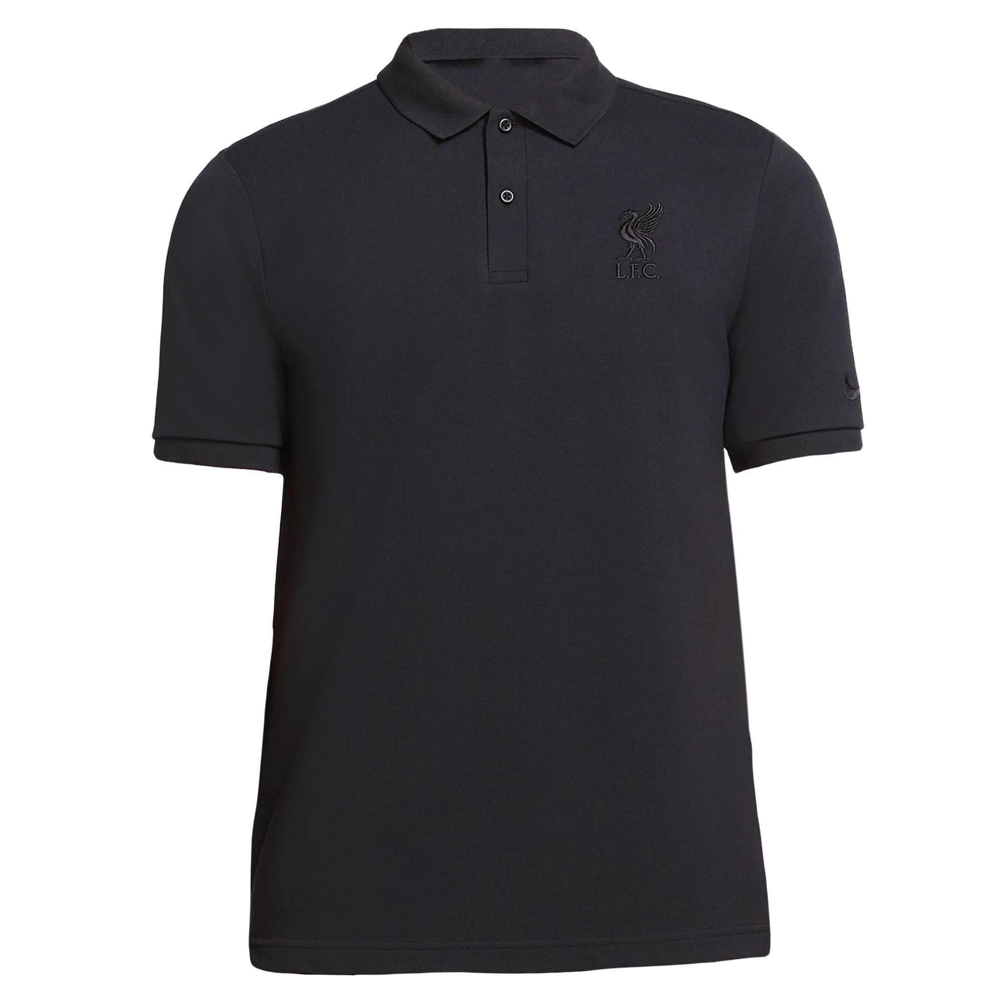 Polo de Paseo Liverpool FC 2020/2021 NSW Negro - Fútbol Factory