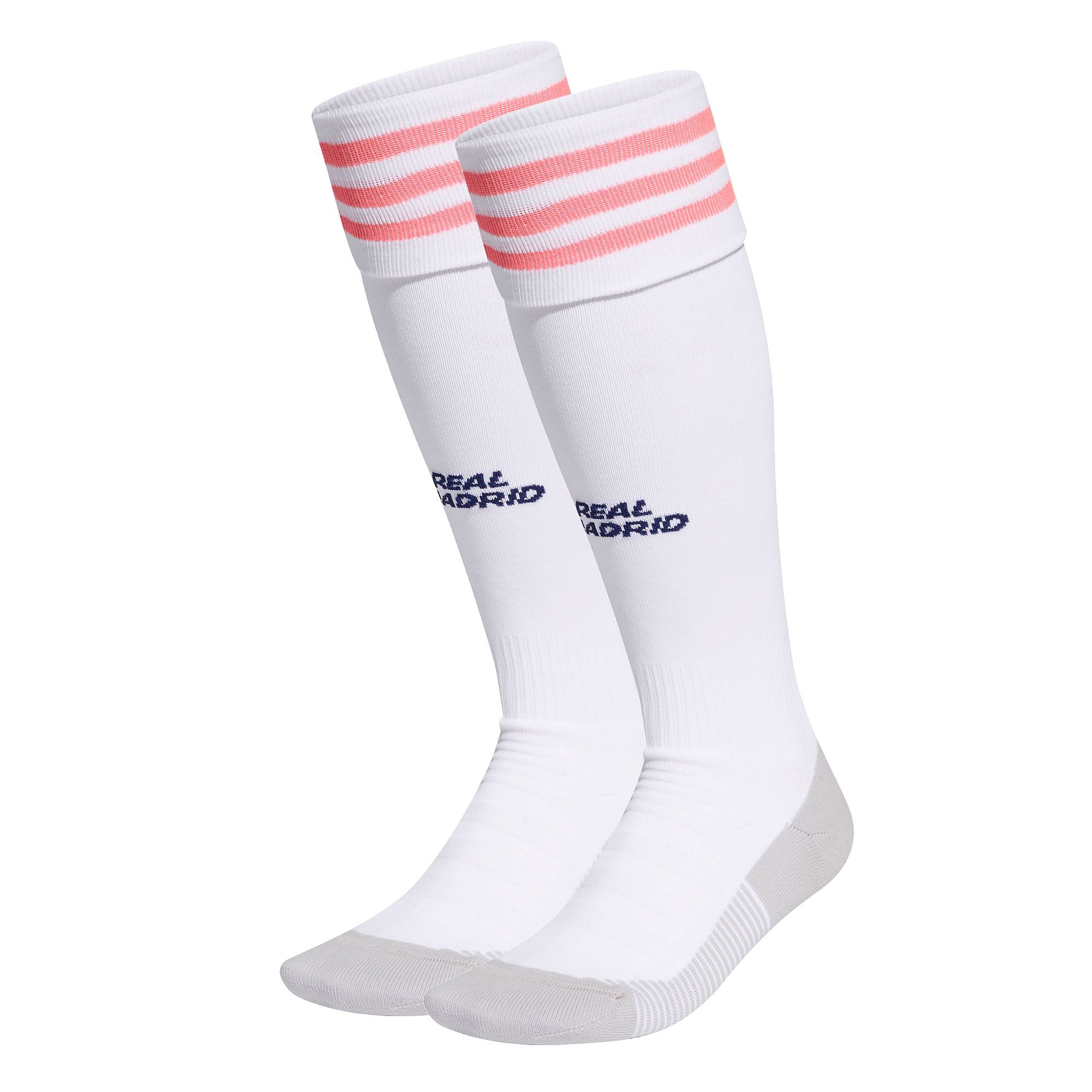 Medias 1ª Real Madrid 2020/2021 Blanco Rosa - Fútbol Factory