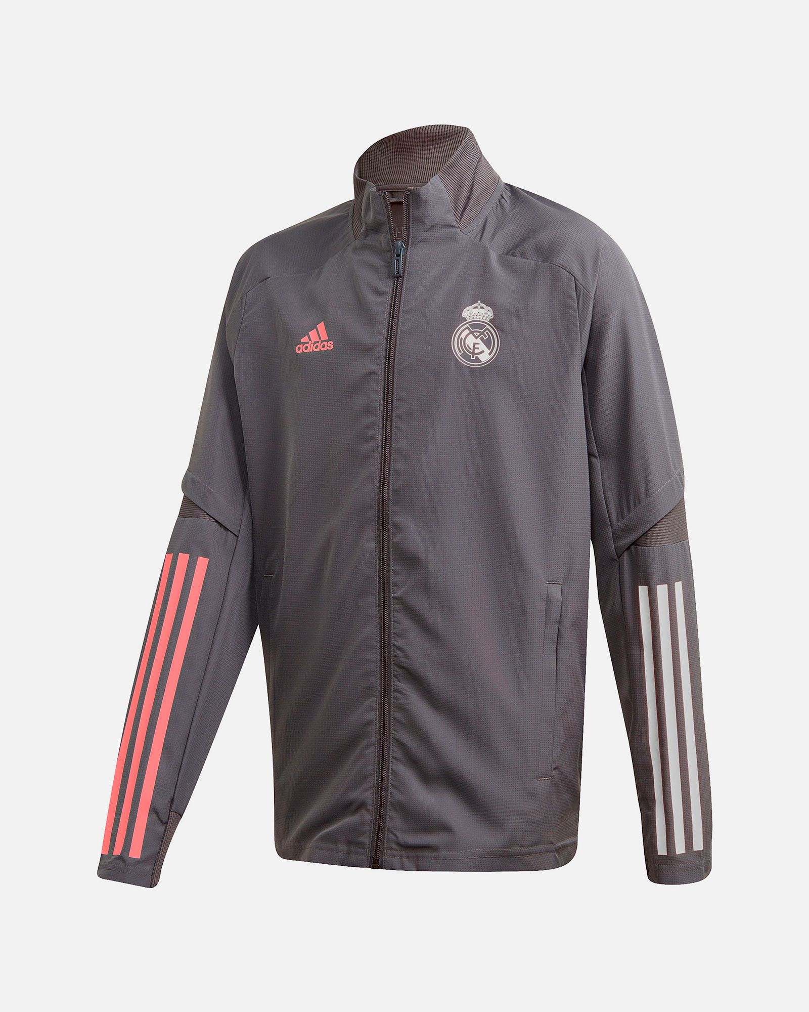 Chándal de Prepartido Real Madrid 2020/2021 Junior Gris - Fútbol Factory