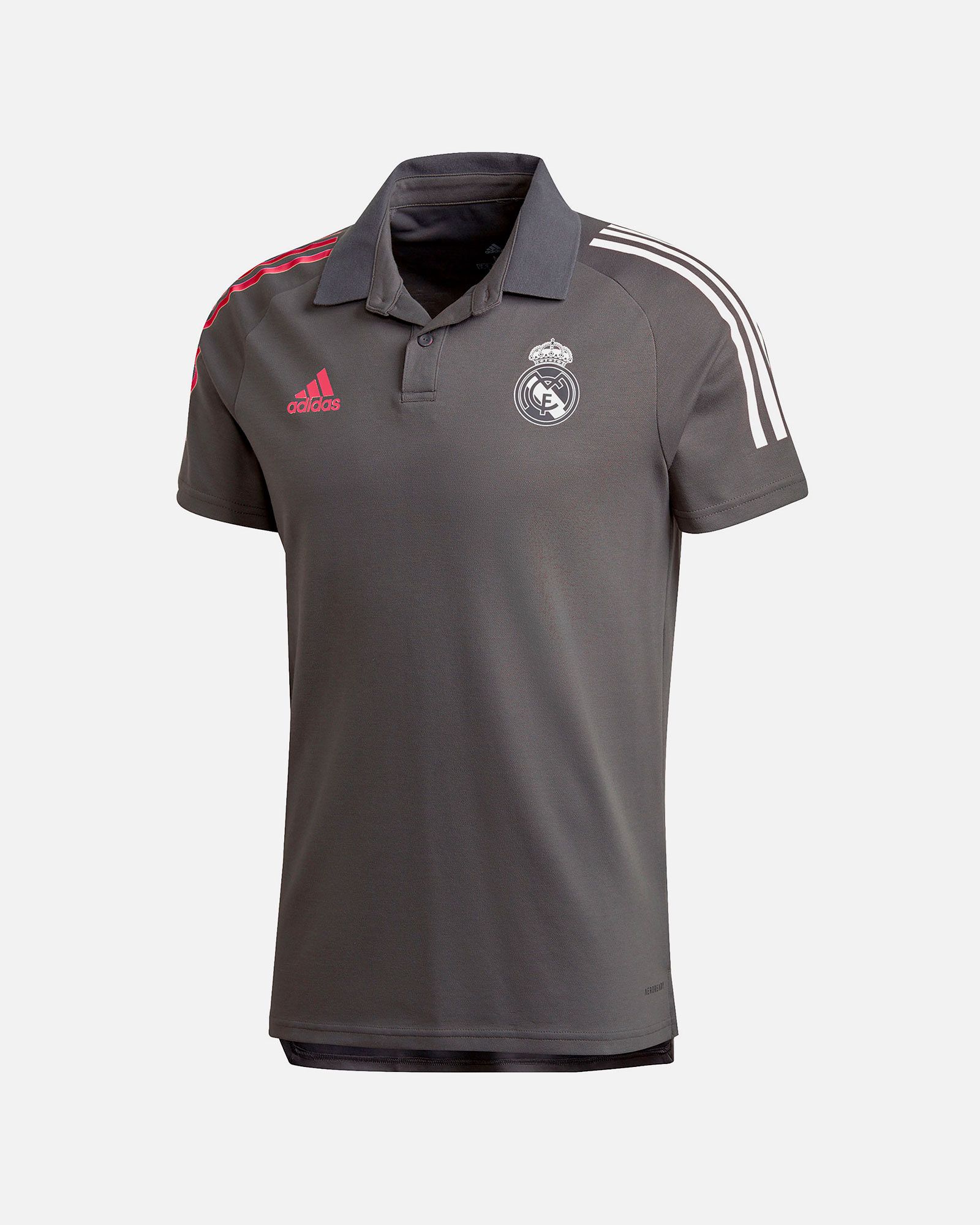 Polo de Paseo Real Madrid 2020 2021 Gris