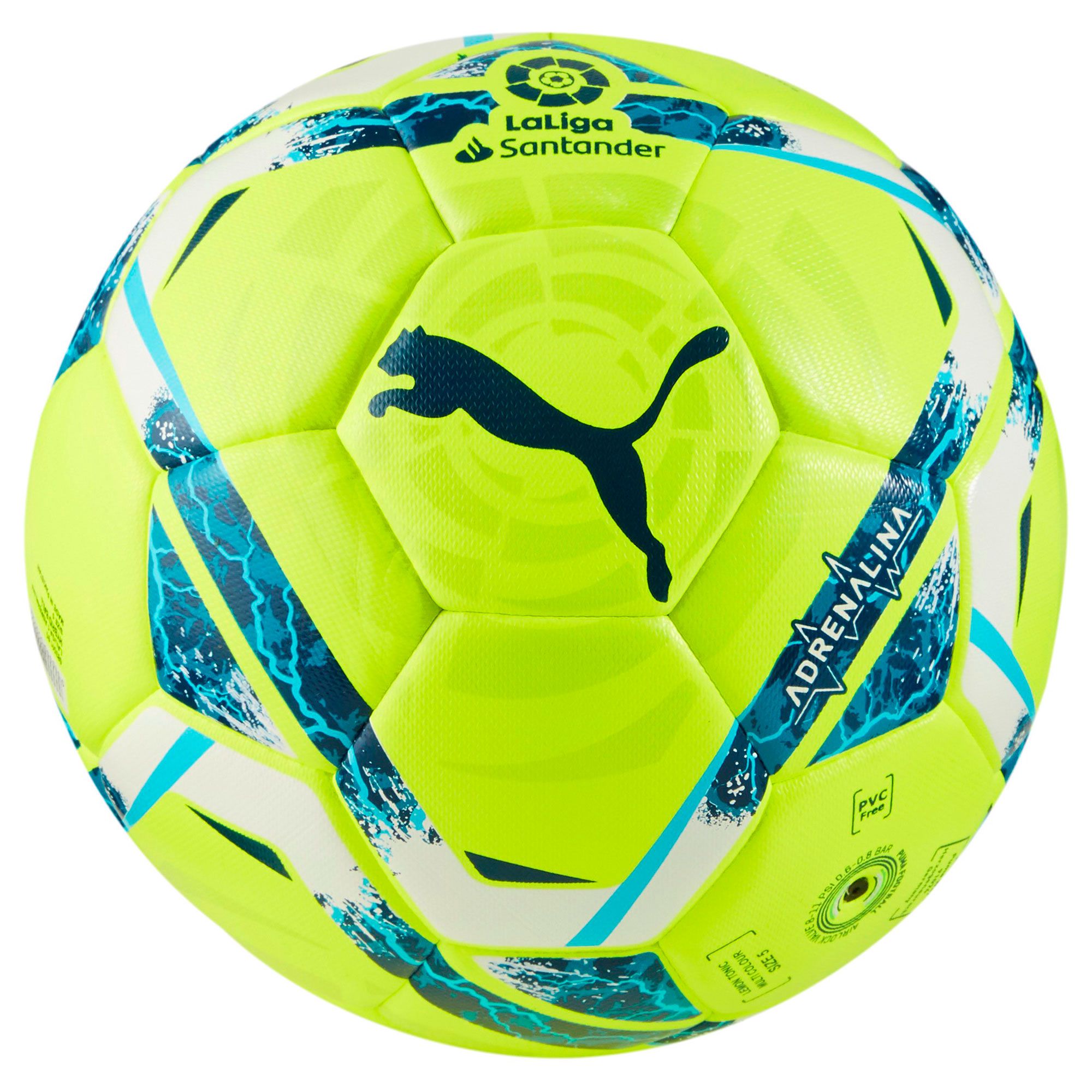 Balón de Fútbol 7 Puma Adrenalina LaLiga 2020/2021 Hybrid Amarillo - Fútbol Factory