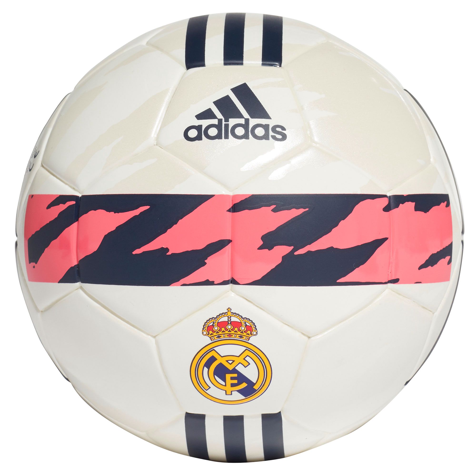 Minibalón Real Madrid 2020/2021 Blanco Rosa - Fútbol Factory