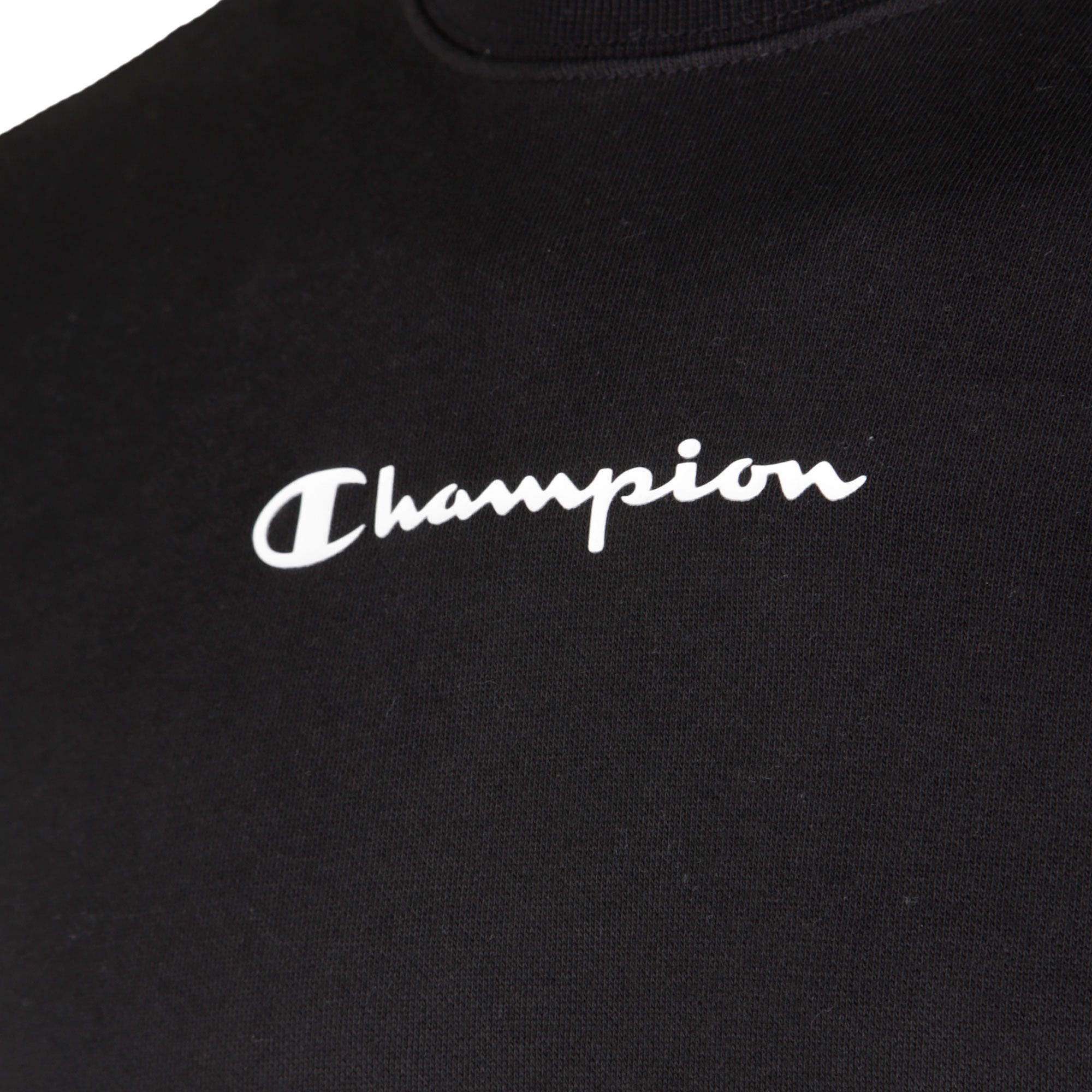 Sudadera de Paseo Champion Crew Negro - Fútbol Factory