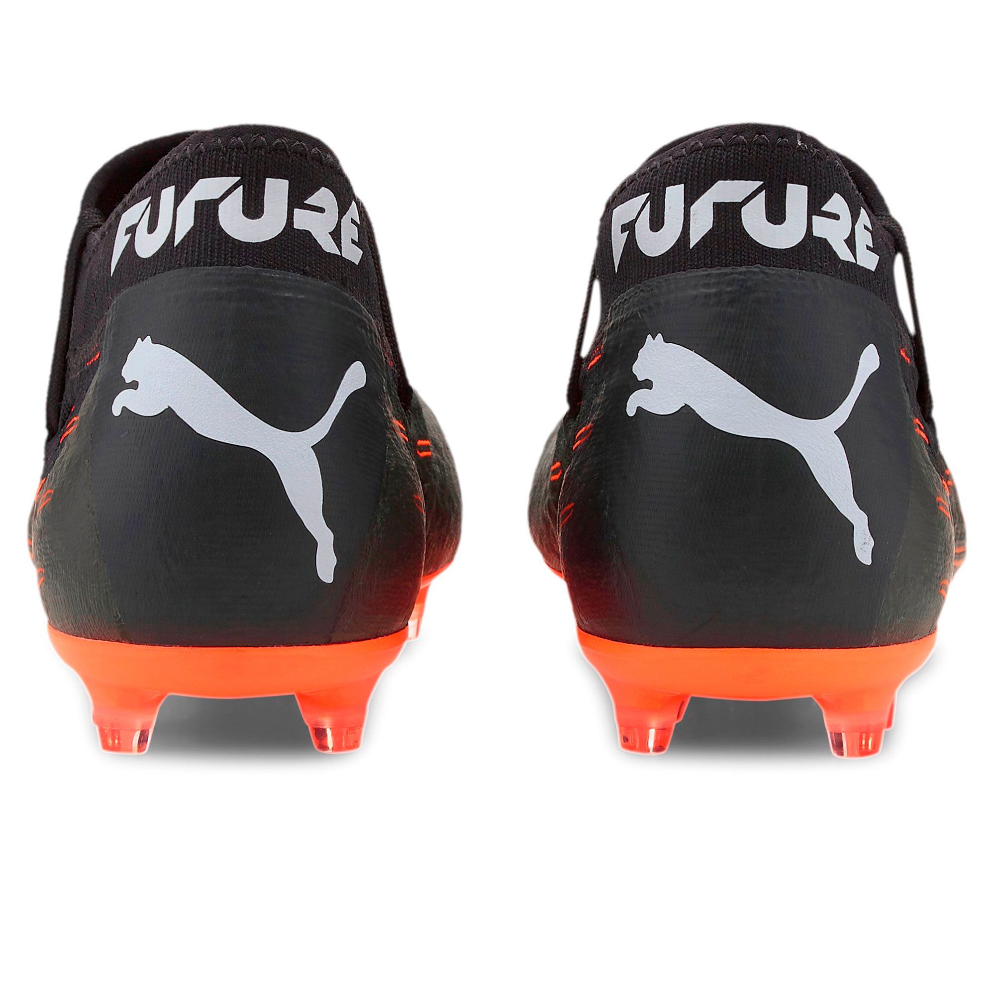 Botas de fútbol Puma Future 6.2 NETFIT FG/AG Negro Naranja - Fútbol Factory