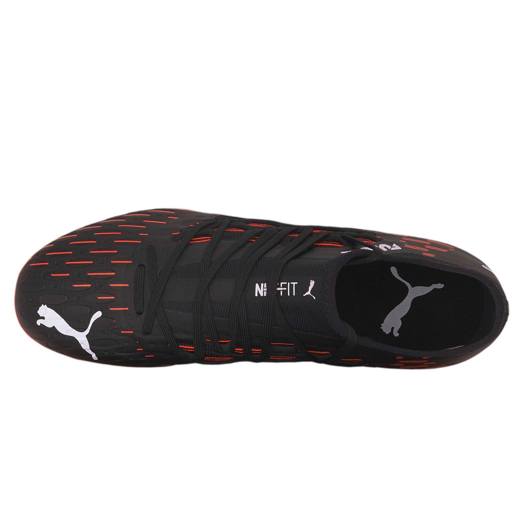 Botas de fútbol Puma Future 6.3 NETFIT MG Negro Naranja - Fútbol Factory