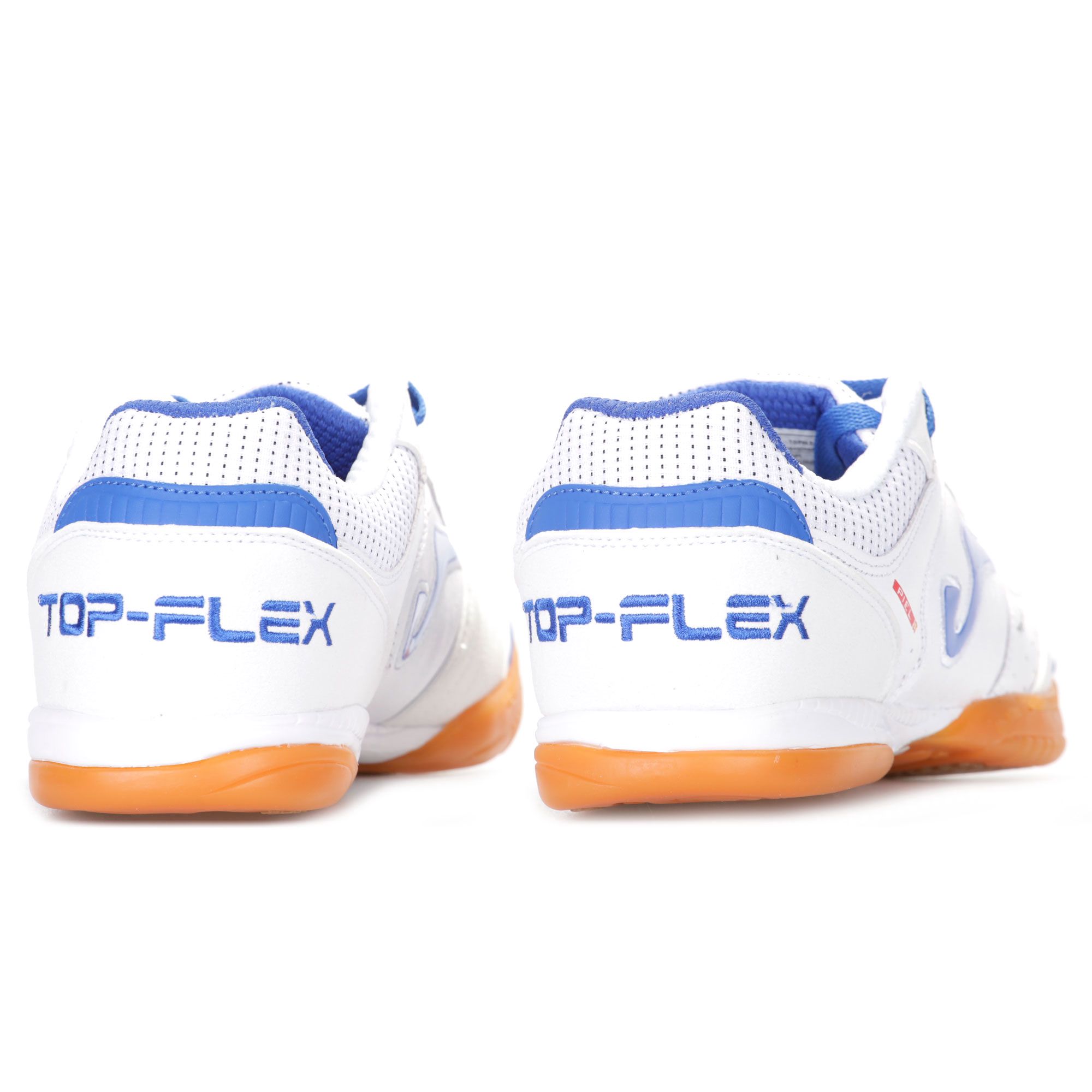 Zapatillas de Fútbol Sala Top Flex IN Blanco Azul - Fútbol Factory