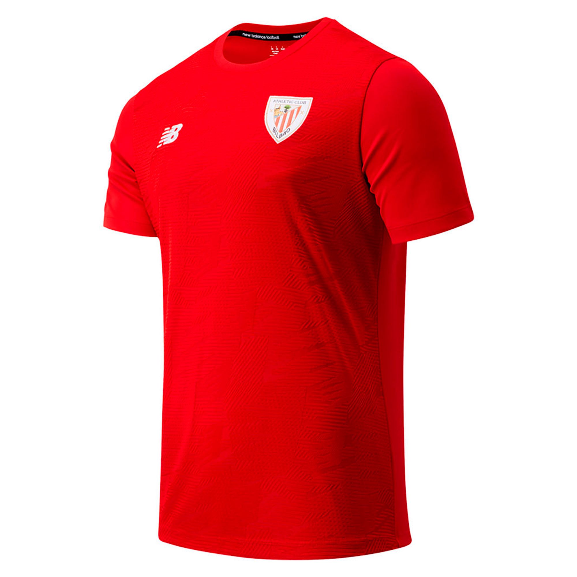 Camiseta de Calentamiento Ahtletic Club 2020/2021 Rojo - Fútbol Factory