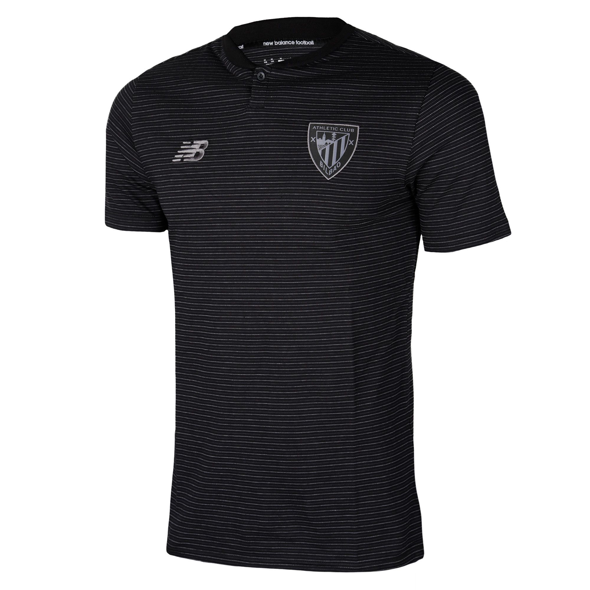 Polo de Paseo Athletic Club 2020/2021 Negro - Fútbol Factory