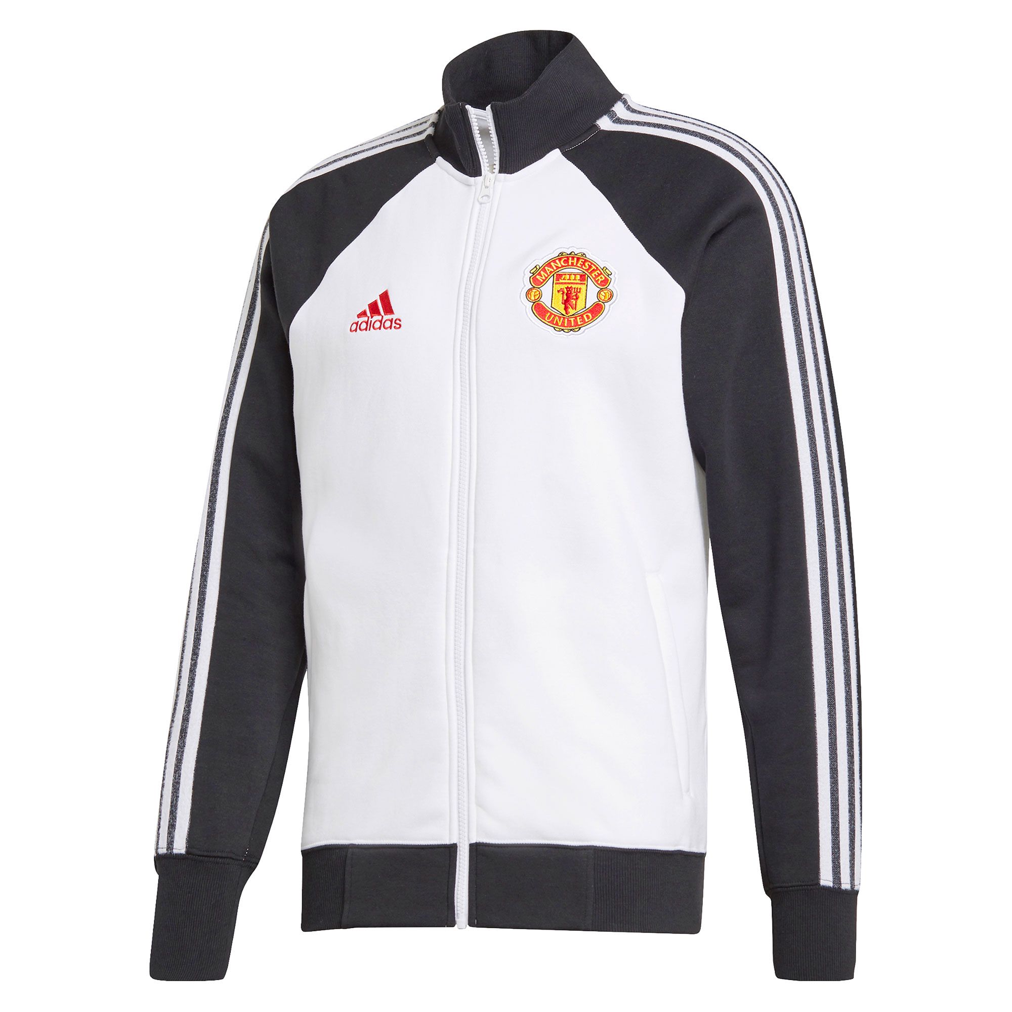 Chaqueta de Paseo Manchester United 2020/2021 Icons Negro Blanco - Fútbol Factory