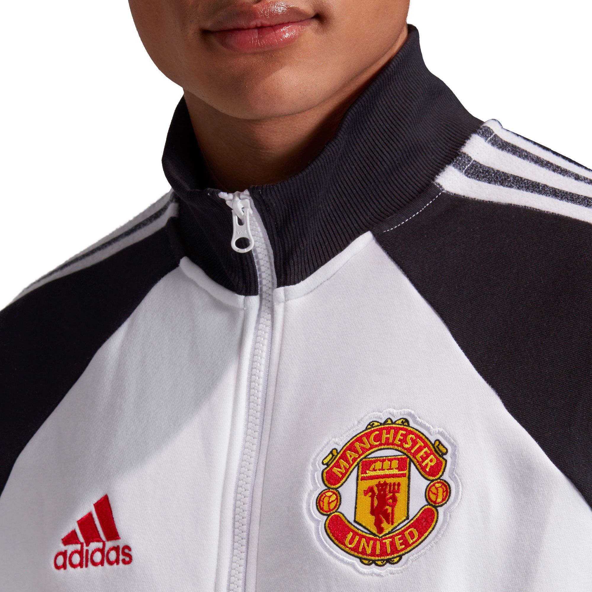 Chaqueta de Paseo Manchester United 2020/2021 Icons Negro Blanco - Fútbol Factory