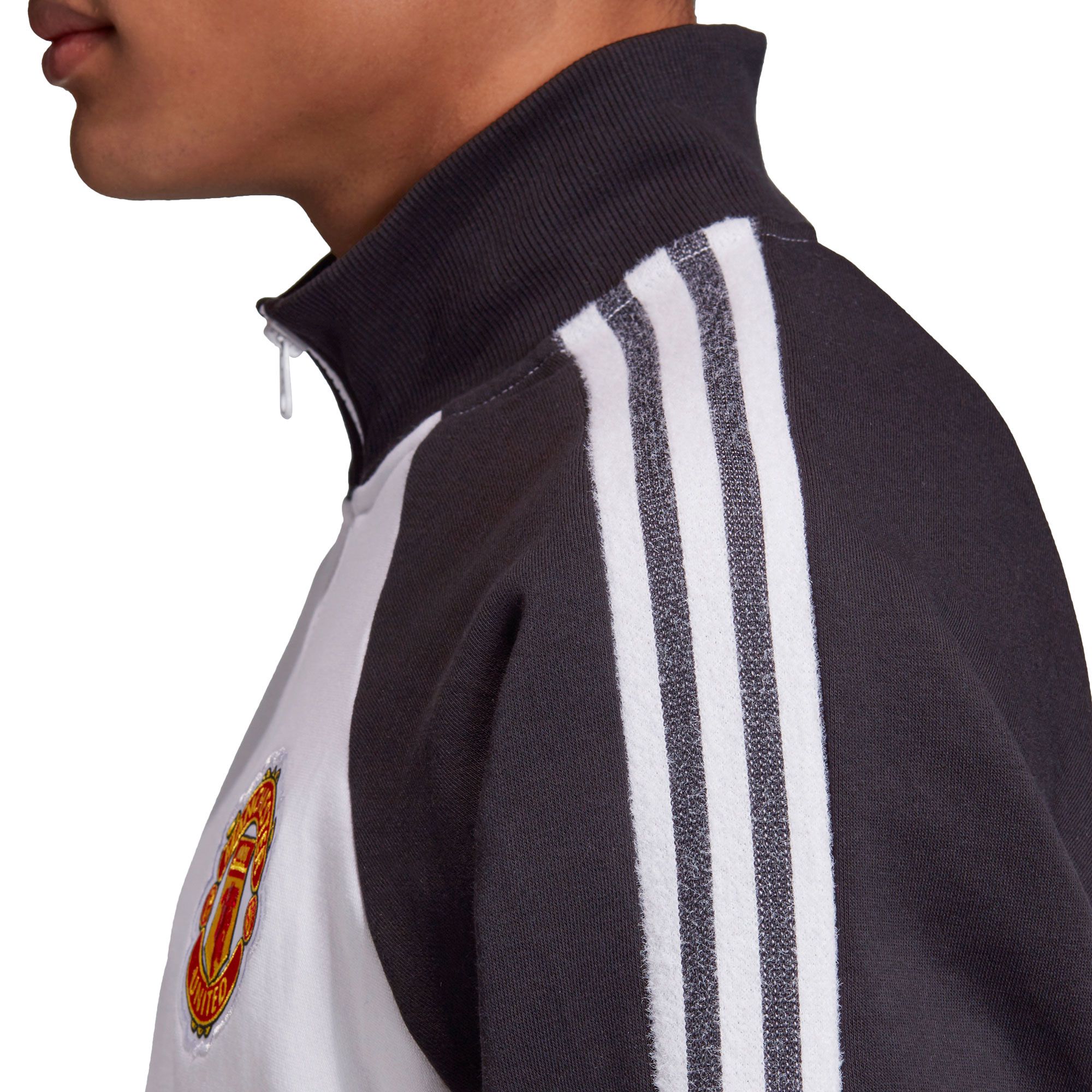 Chaqueta de Paseo Manchester United 2020/2021 Icons Negro Blanco - Fútbol Factory