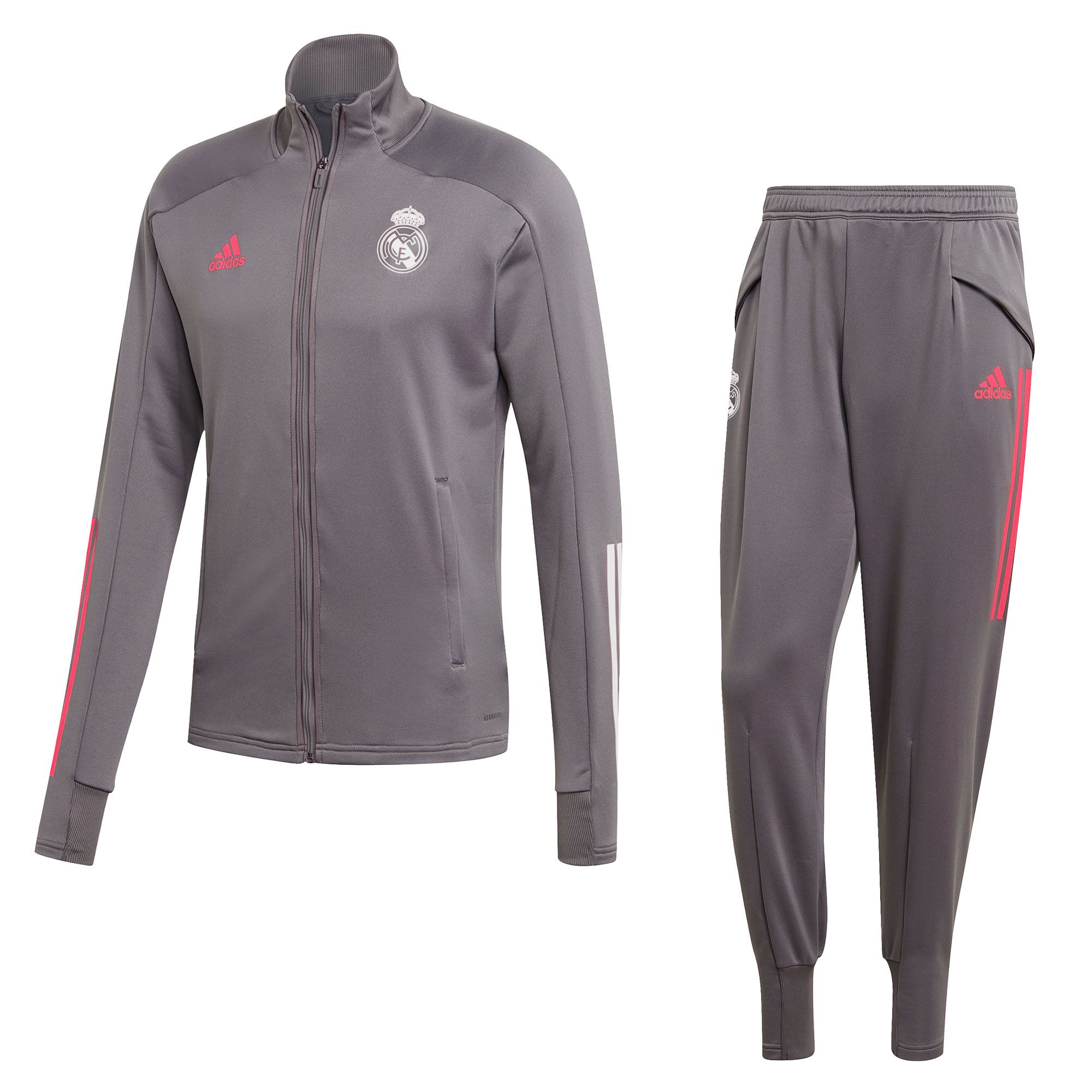 Chándal de Paseo Real Madrid 2020/2021 Gris - Fútbol Factory