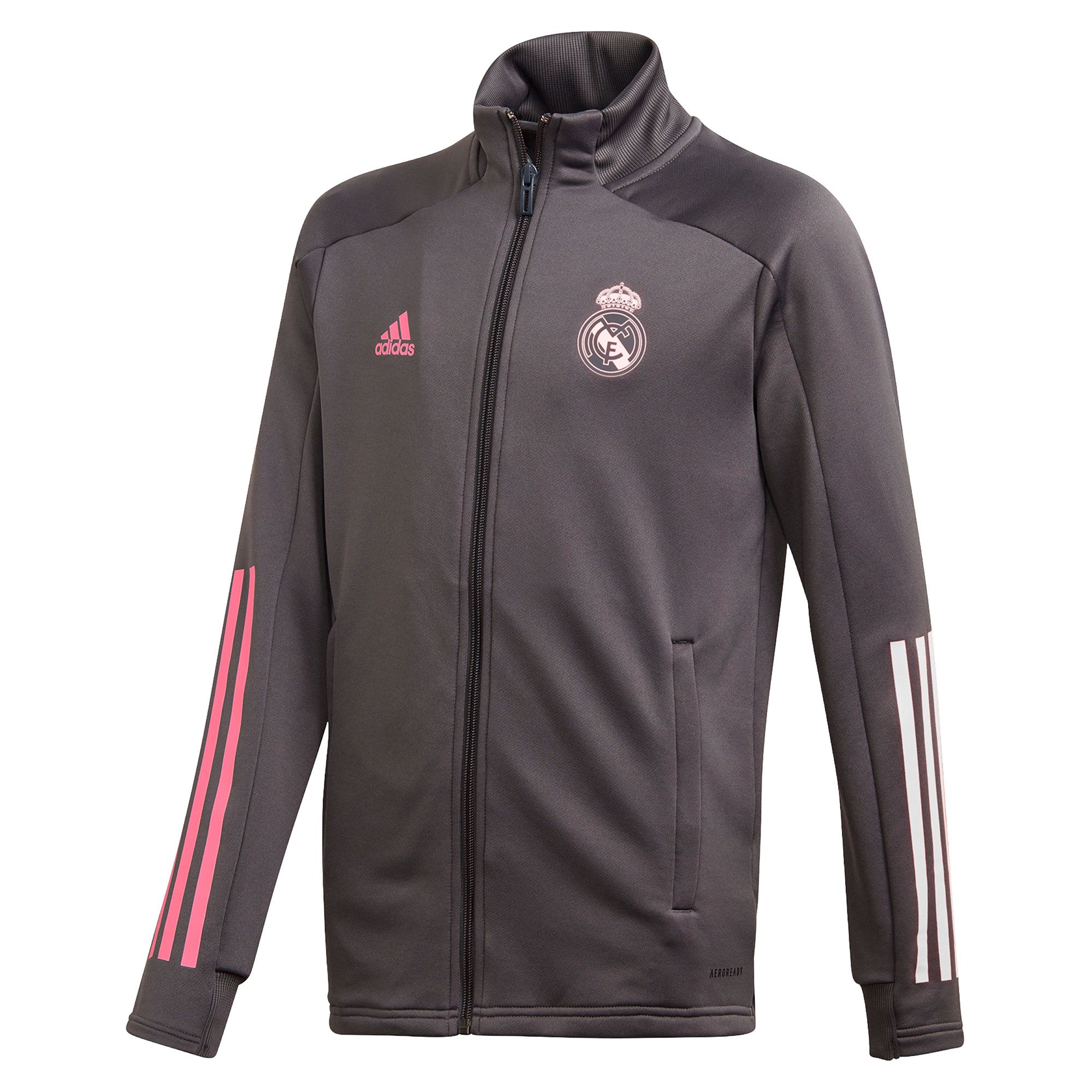 Chándal de Paseo Real Madrid 2020/2021 Junior Gris - Fútbol Factory