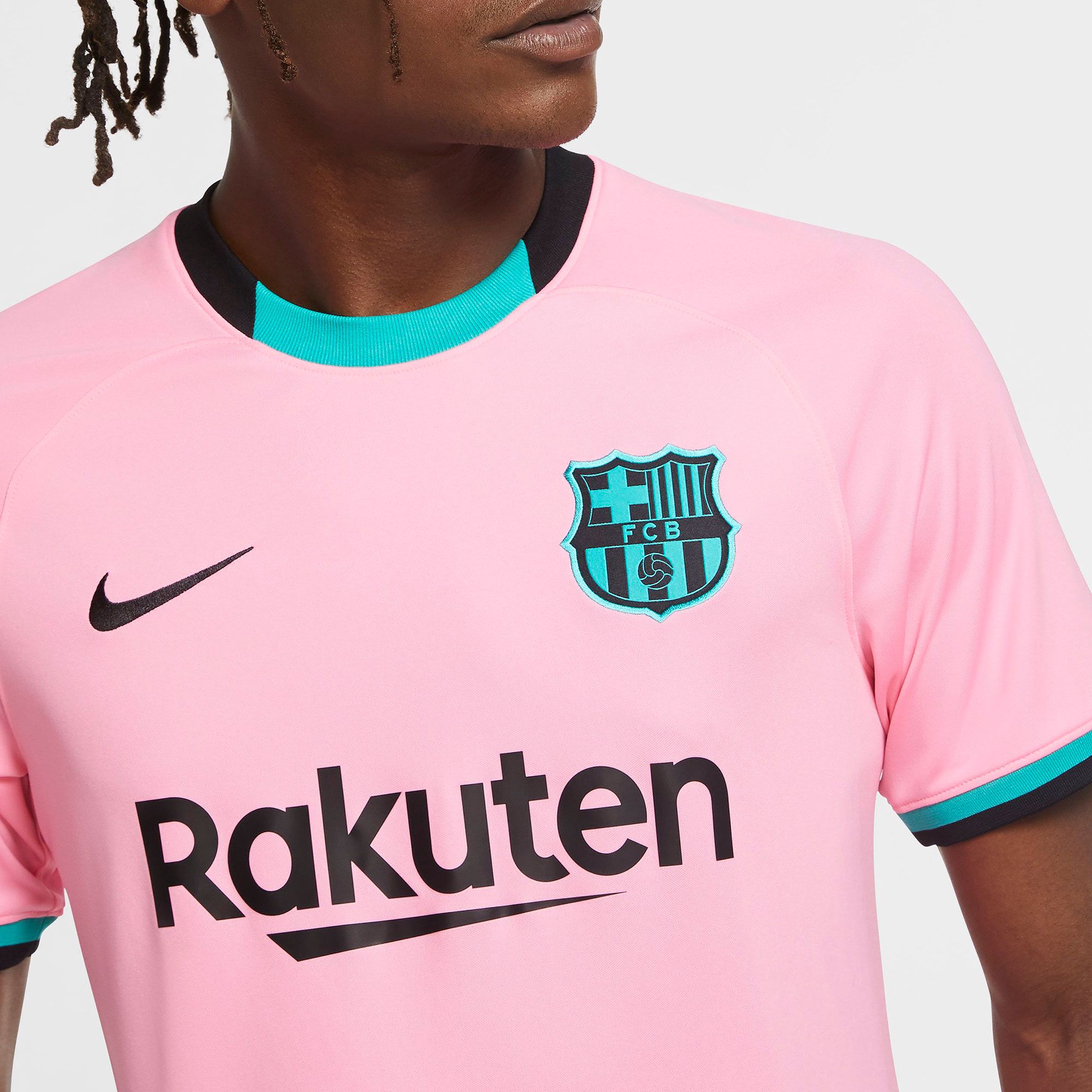 Camiseta 3ª FC Barcelona 2020/2021 Rosa - Fútbol Factory