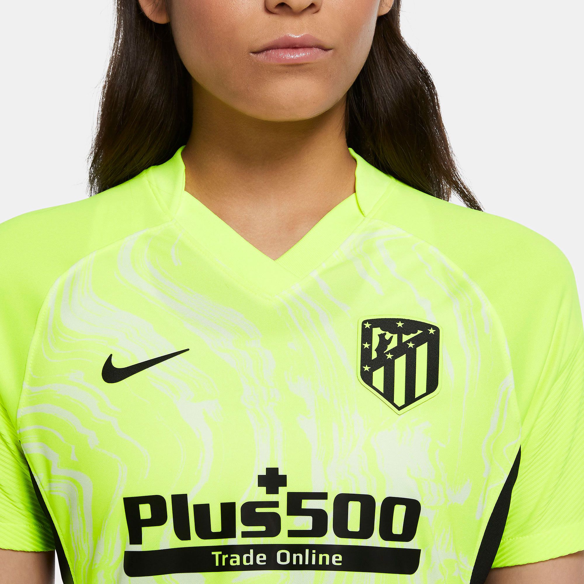 Camiseta 3ª Atlético de Madrid 2020/2021 Mujer Amarillo Flúor - Fútbol Factory
