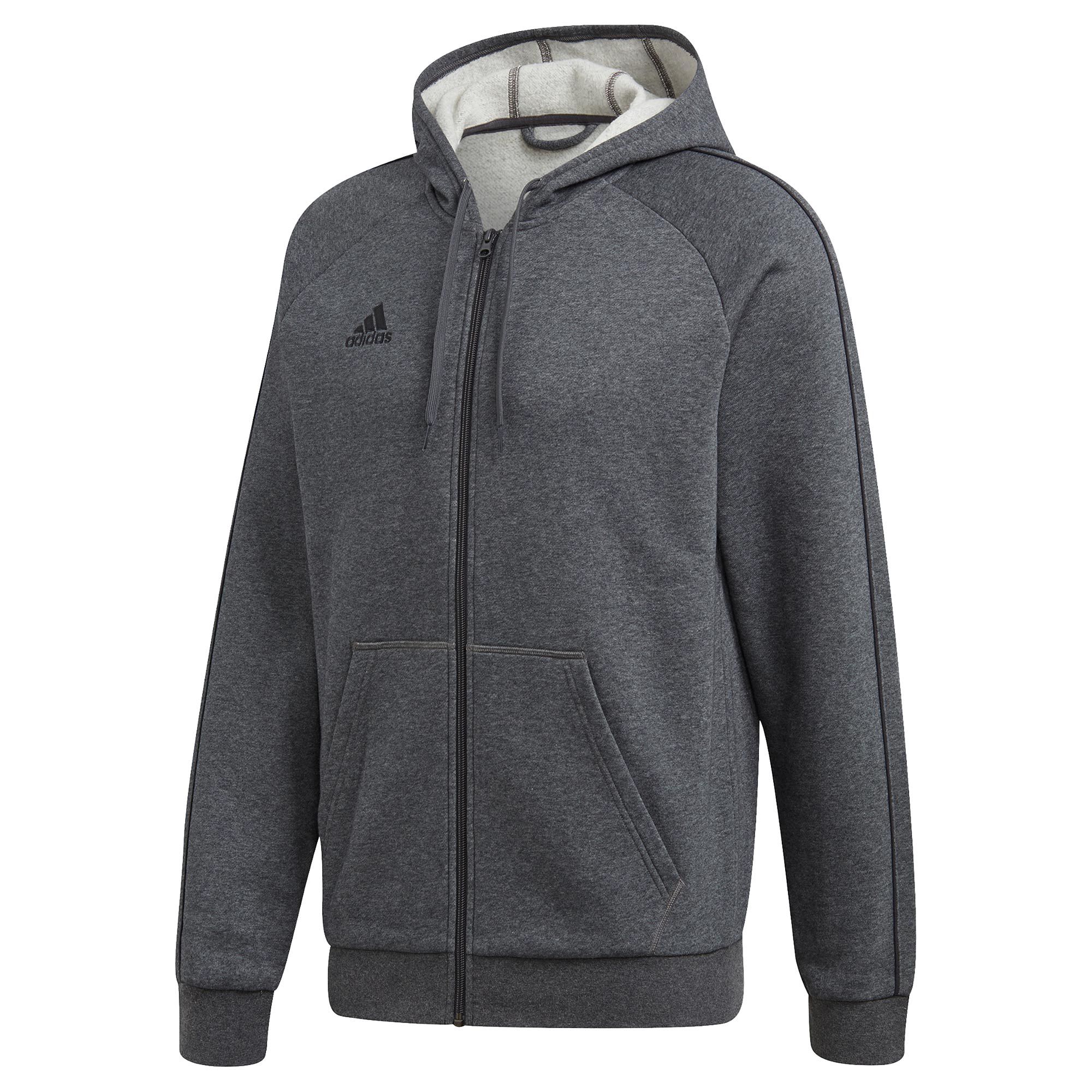 Chaqueta de Paseo con Capucha Core 18 Gris - Fútbol Factory