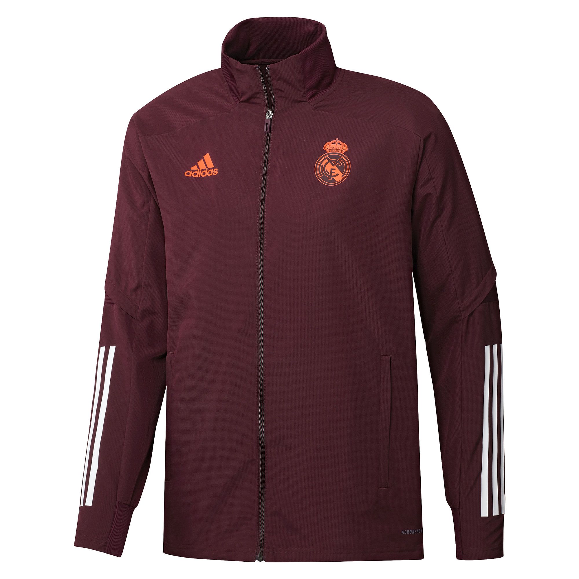 Chándal de Prepartido Real Madrid 2020/2021 Granate - Fútbol Factory