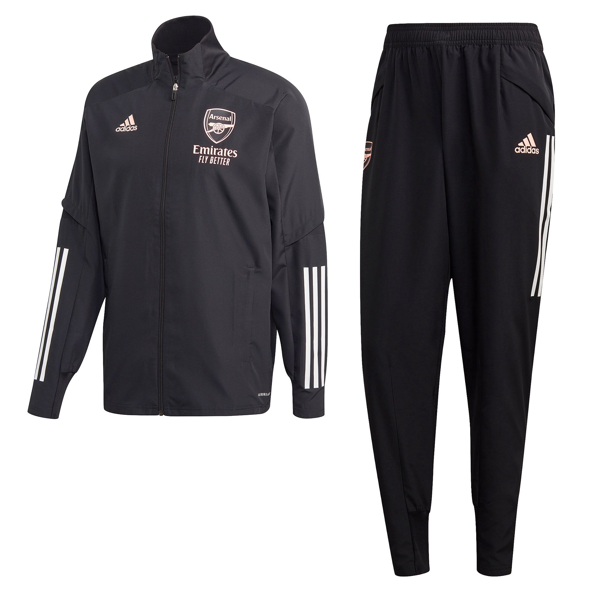 Chándal de Prepartido Arsenal FC 2020/2021 Negro - Fútbol Factory
