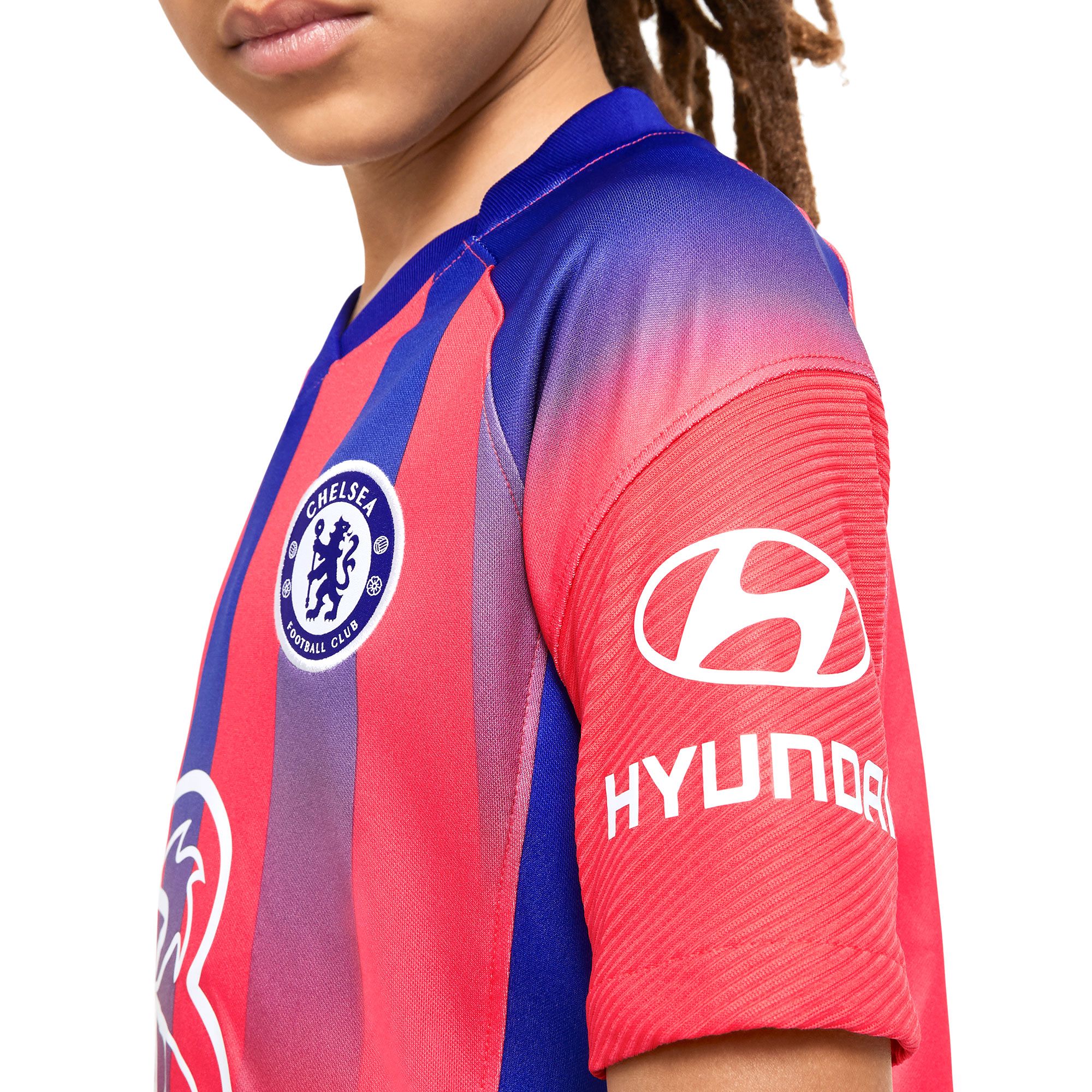 Camiseta 3ª Chelsea FC 2020/2021 Junior Rojo Azul - Fútbol Factory
