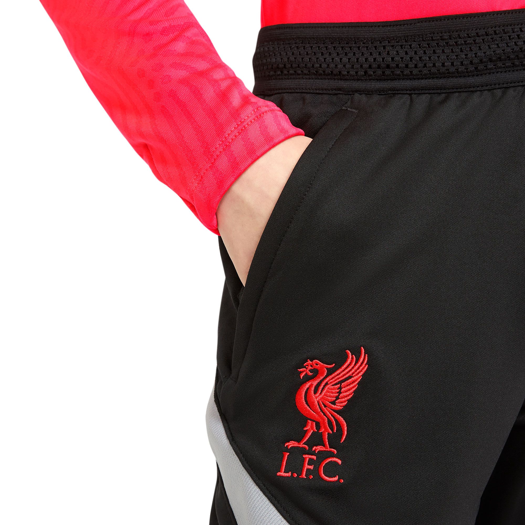 Pantalón Largo de Training Liverpool FC 2020/2021 Strike Junior Negro - Fútbol Factory