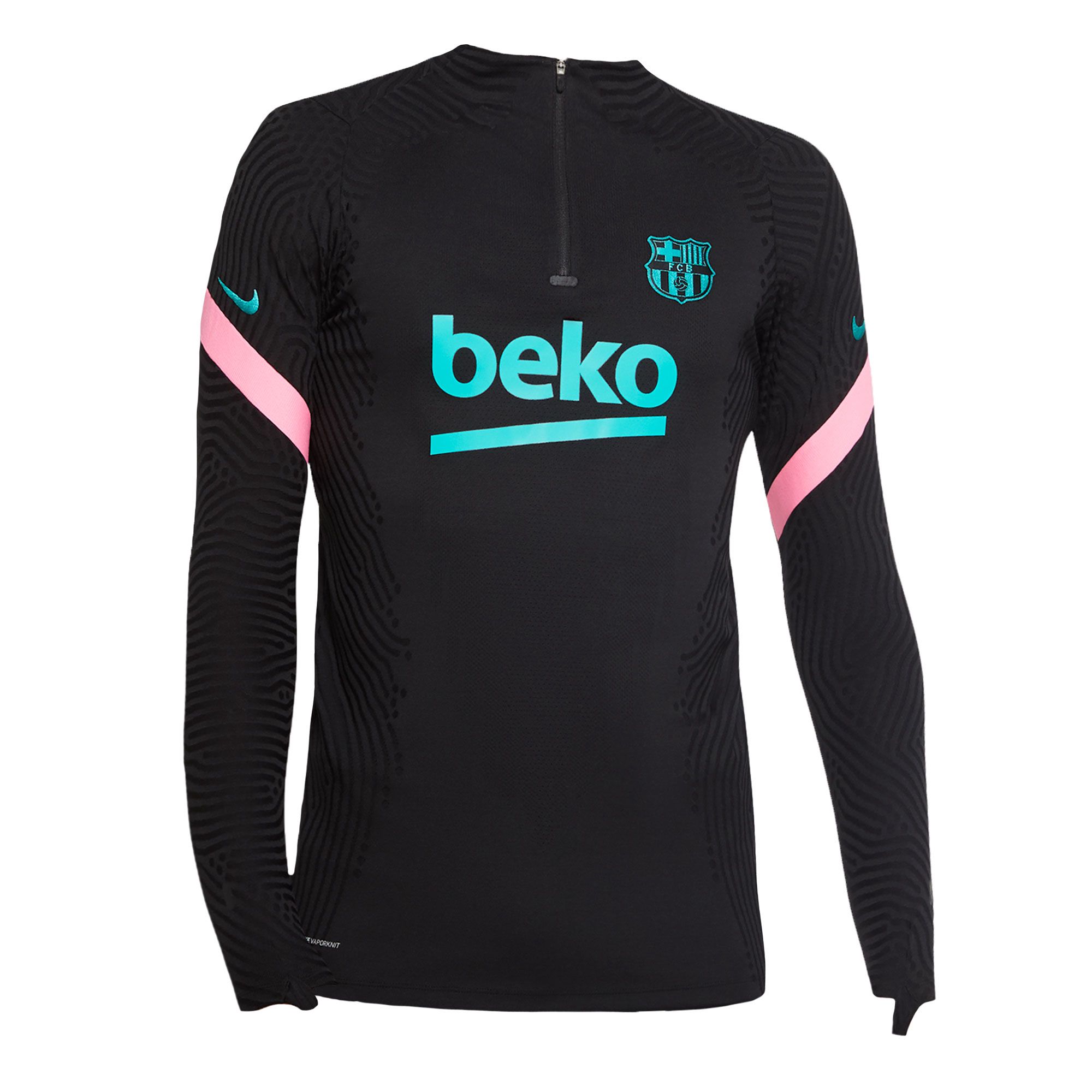 Sudadera de Training FC Barcelona 2020/2021 VaporKnit Strike Negro - Fútbol Factory