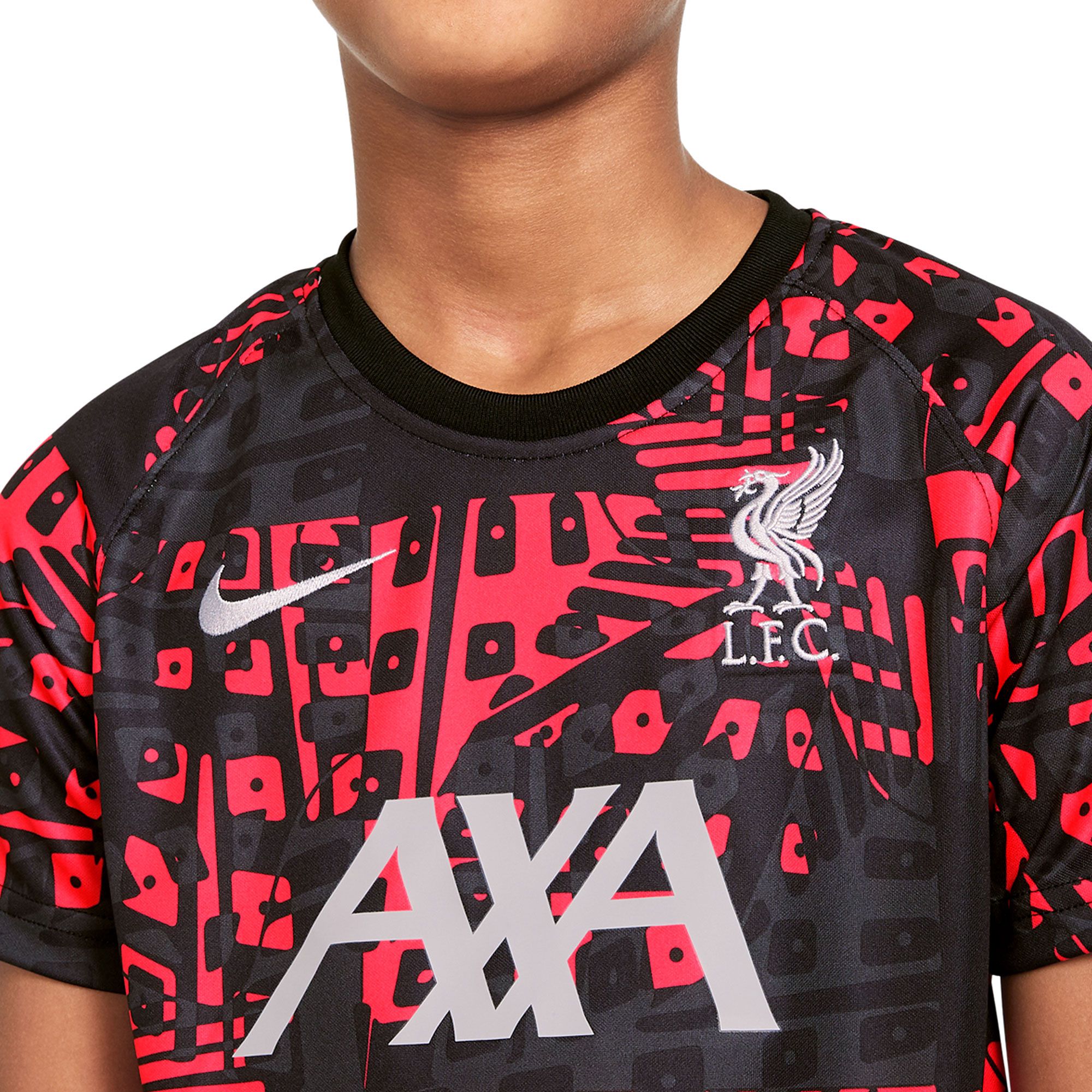 Camiseta de Calentamiento Liverpool FC 2020/2021 Junior Negro - Fútbol Factory