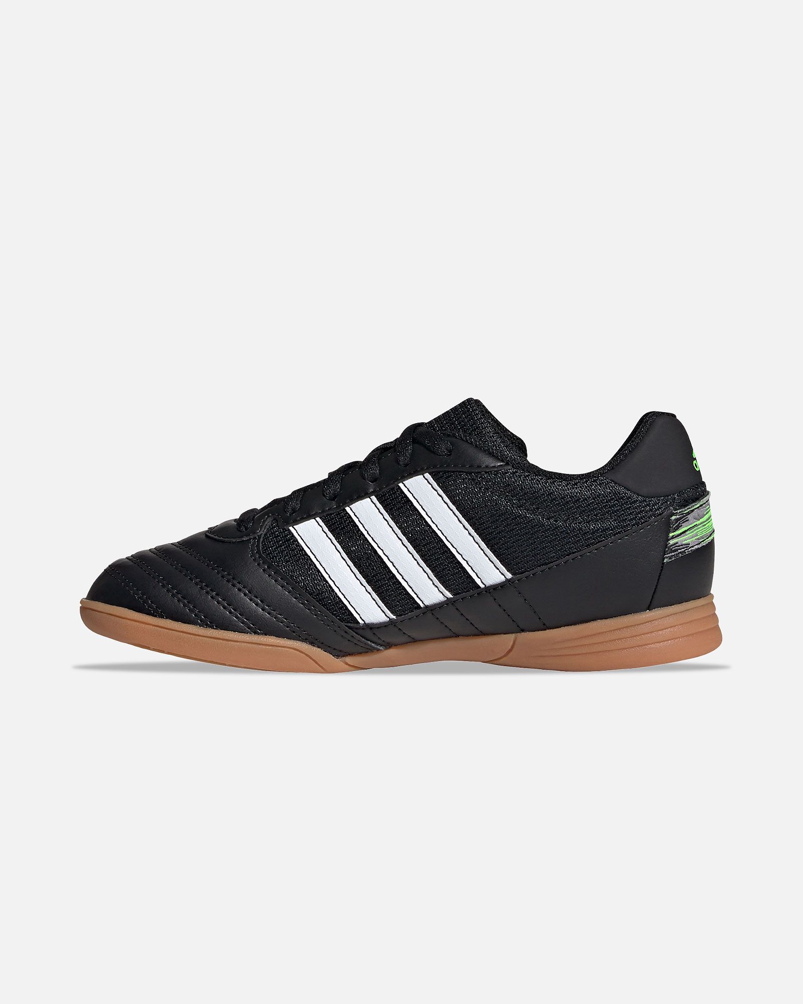 Zapatillas de Fútbol Sala Super Sala IN Negro Verde - Fútbol Factory