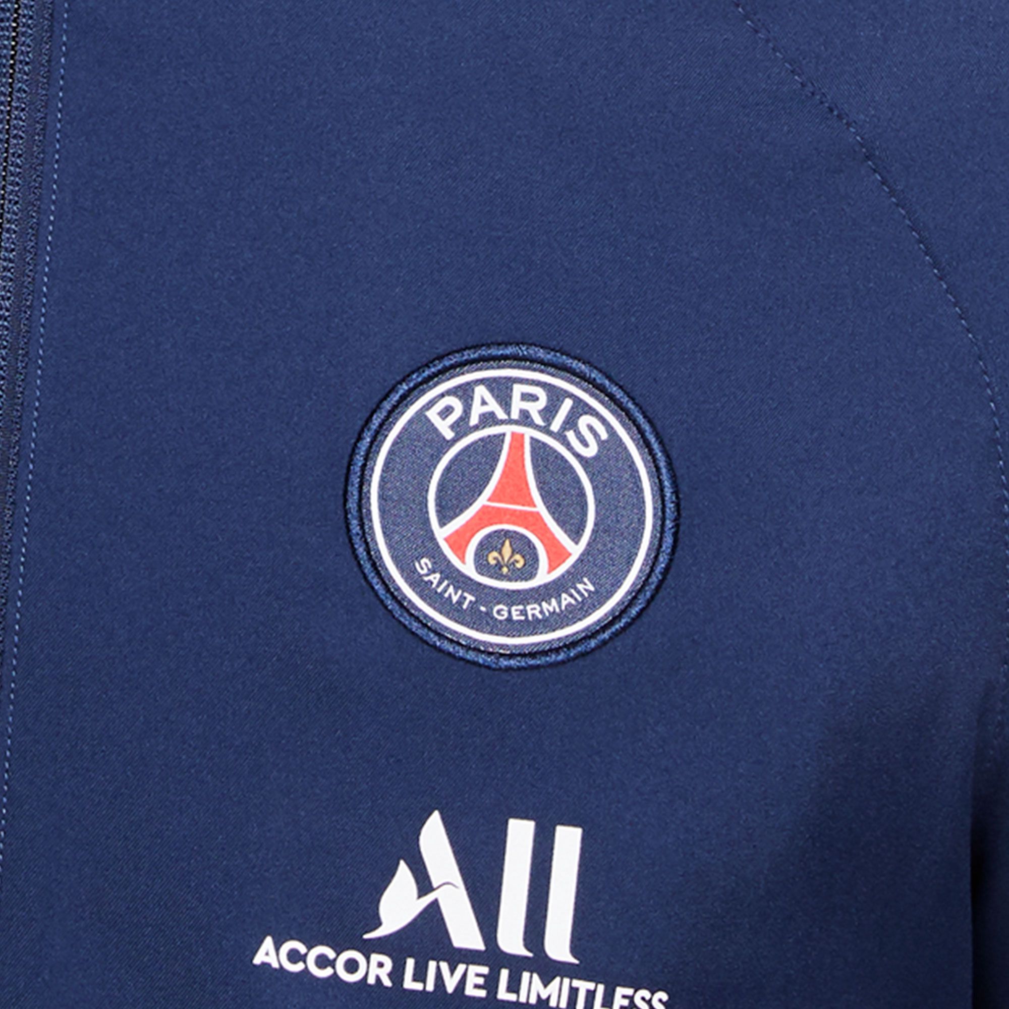 Chandal de Paseo PSG 2020/2021 Strike Blanco Marino - Fútbol Factory