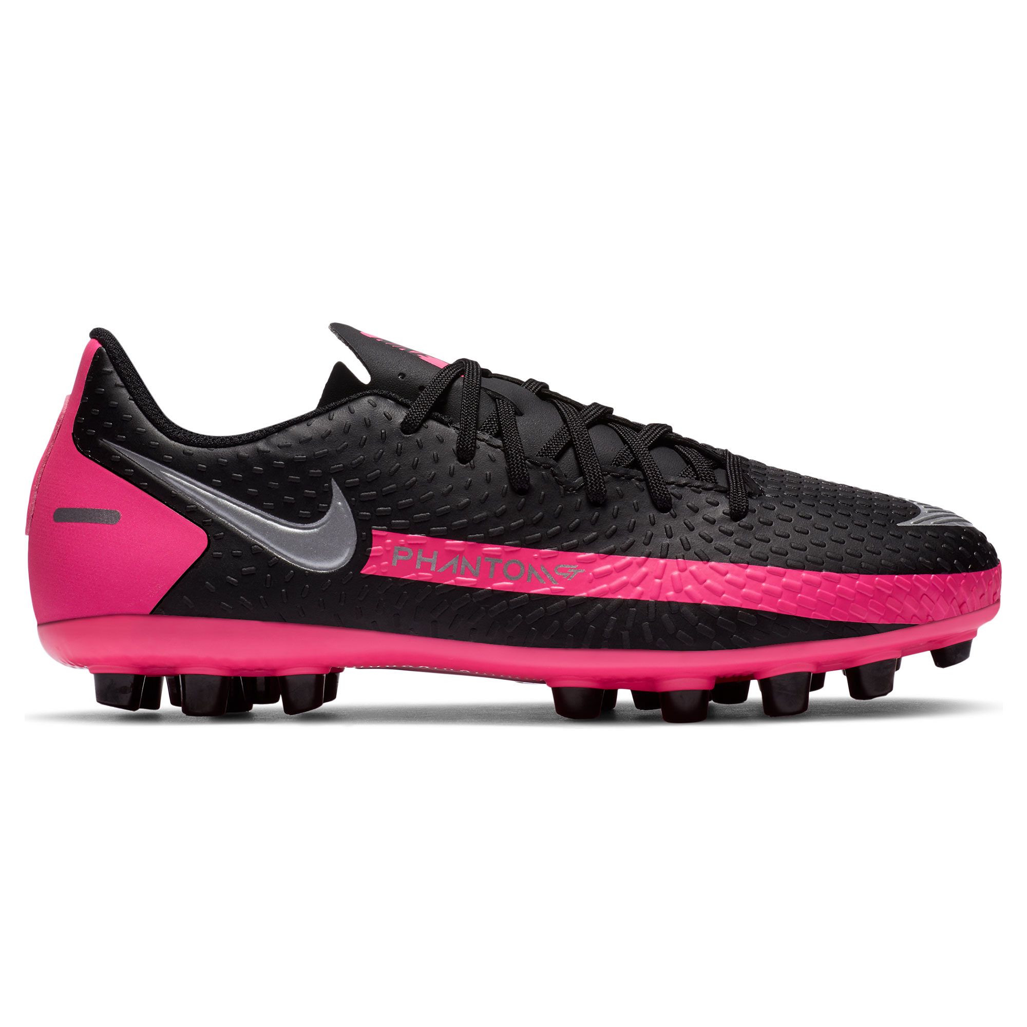 Botas de fútbol Nike Phantom GT Academy AG Junior Negro Rojo - Fútbol Factory